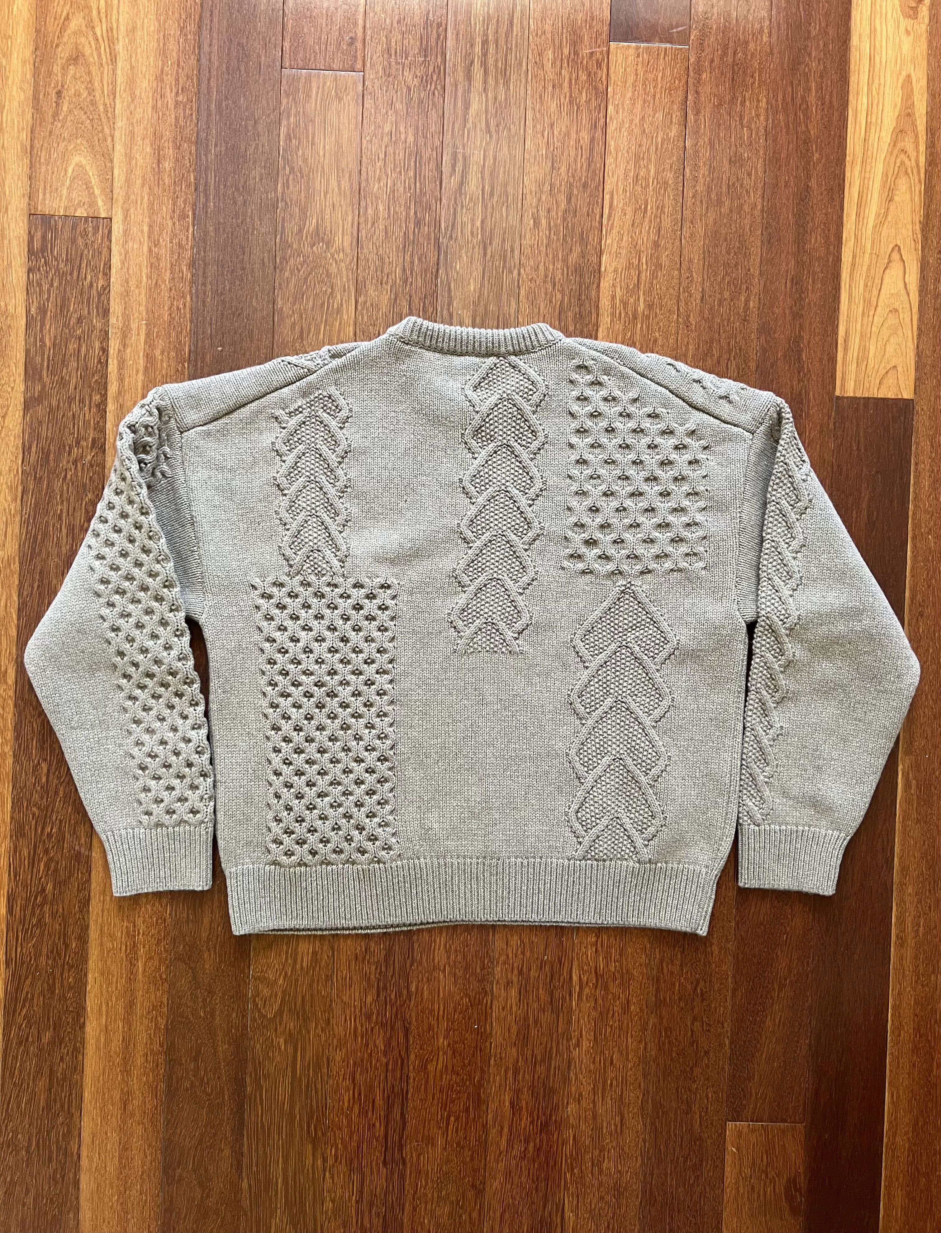 Kotn 💚 Kotn Lambswool Kilimanjaro Cable Sweater Dune Medium NEW Size US M / EU 48-50 / 2 - 6 Thumbnail