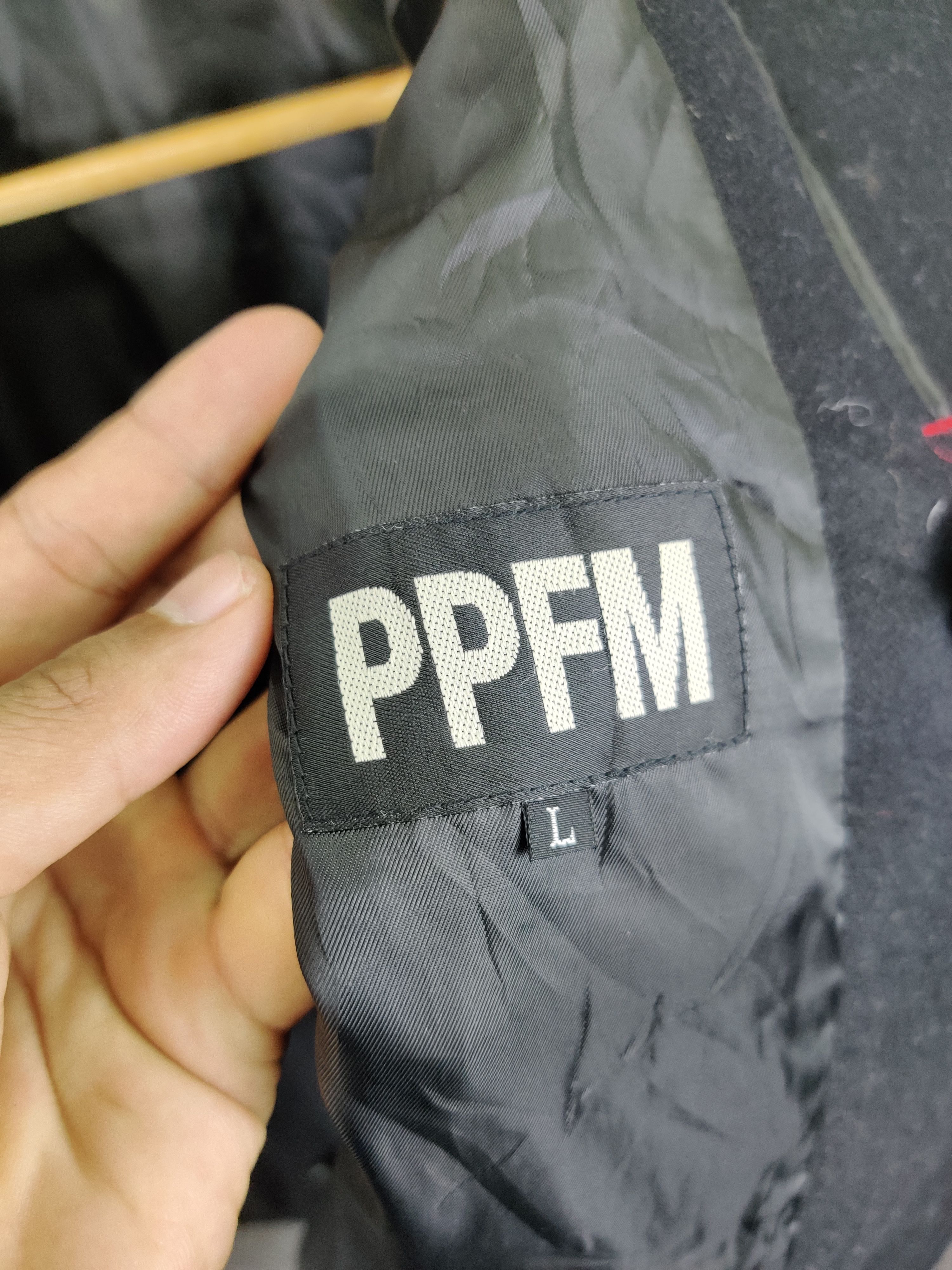 PPFM Vintage PPFM Wool Double Breasted Coat Jacket Size US L / EU 52-54 / 3 - 12 Thumbnail