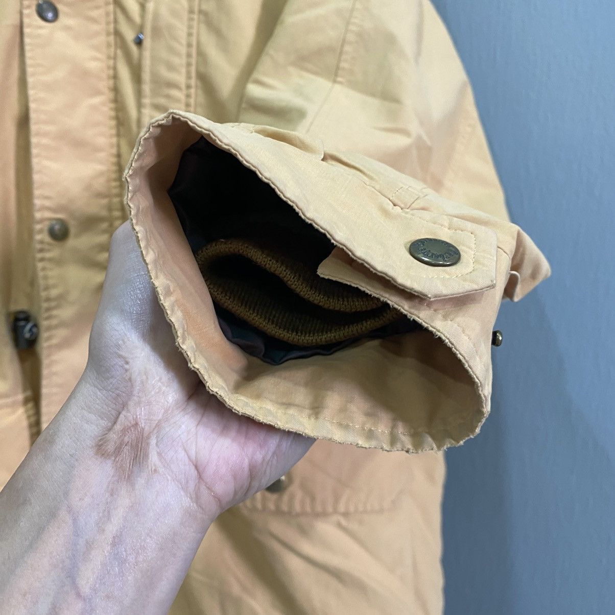 Burberry Vintage 90s Burberrys London Hooded Field Jacket - Tan Size US L / EU 52-54 / 3 - 9 Thumbnail