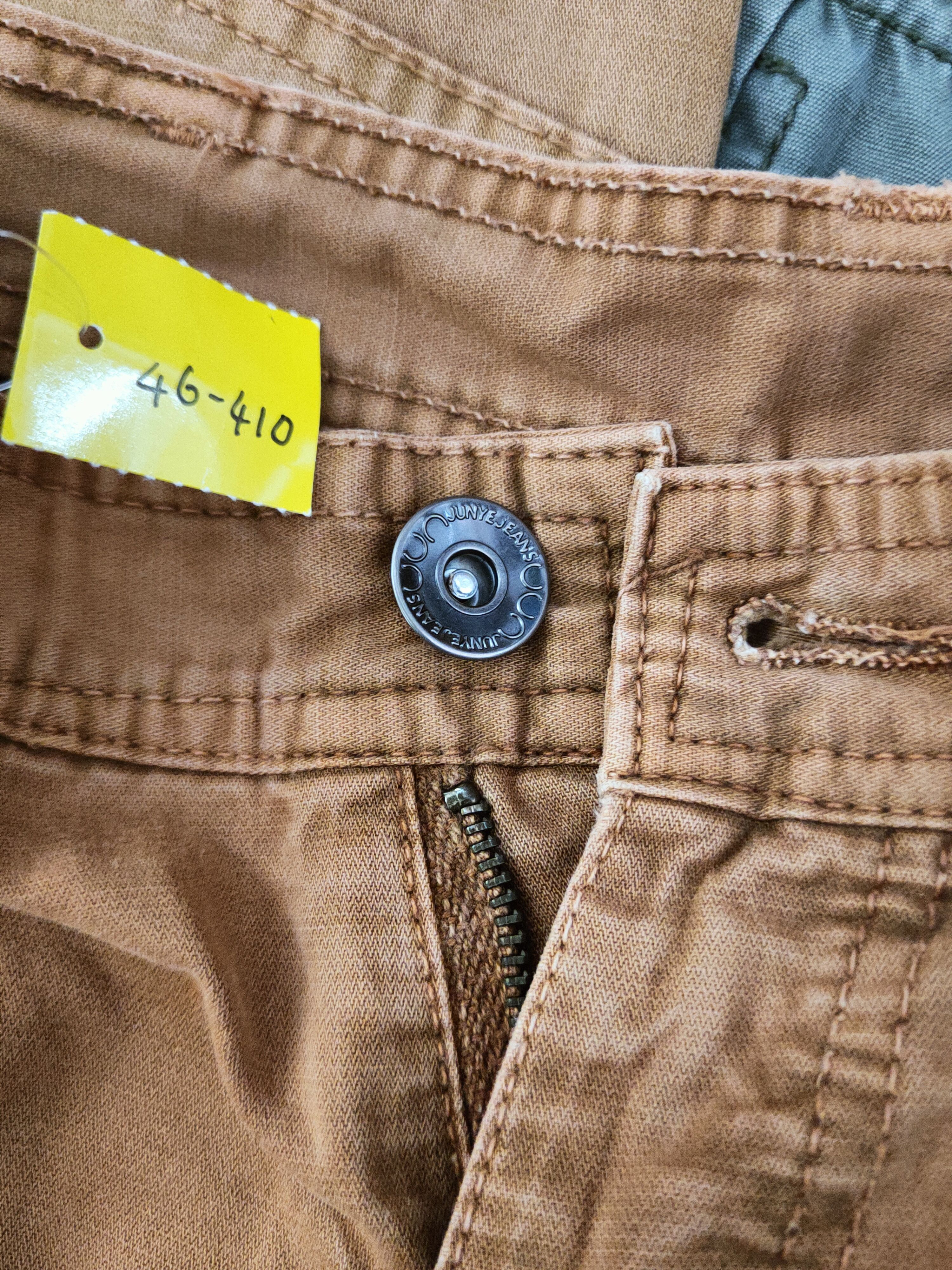 Japanese Brand DL Junye jeans Brown Multipocket Cargo Pants #46-410 Size US 31 - 13 Thumbnail