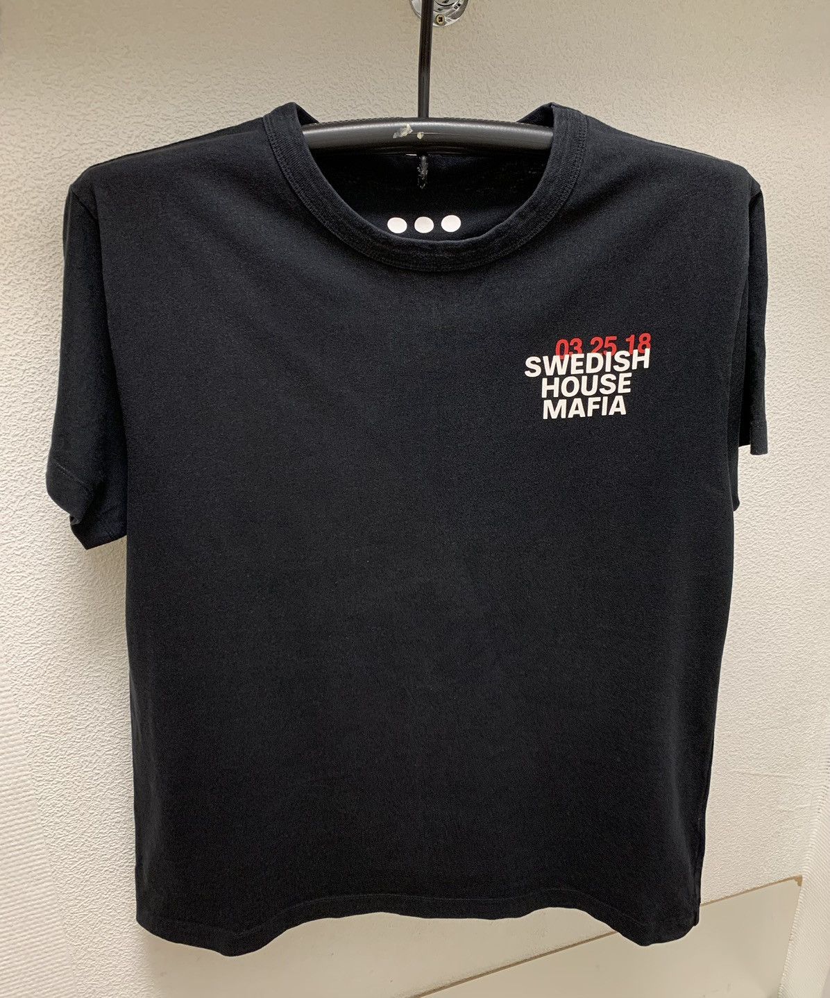 Band Tees × Vintage Swedish house mafia SHM black tour t-shirt M-L