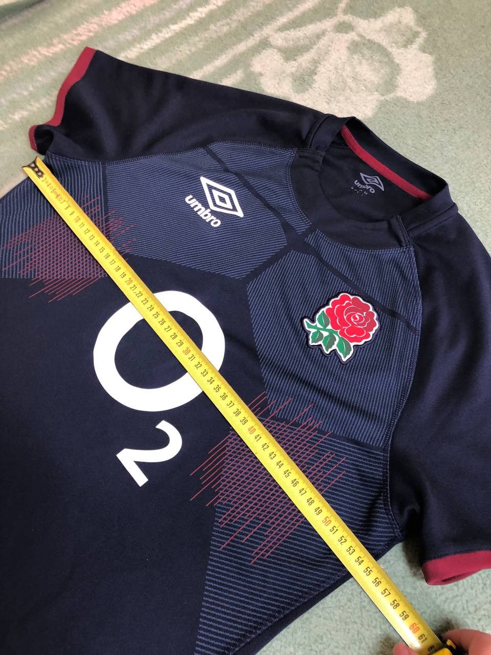 Umbro UMBRO RUGBY UNION ENGLAND 2020/2021 AWAY SHIRT JERSEY Size US L / EU 52-54 / 3 - 6 Thumbnail
