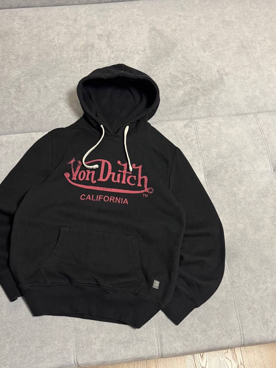 Vintage Vintage Von Dutch Y2K big logo hoodie size XL Size US XL / EU 56 / 4 - 4 Thumbnail