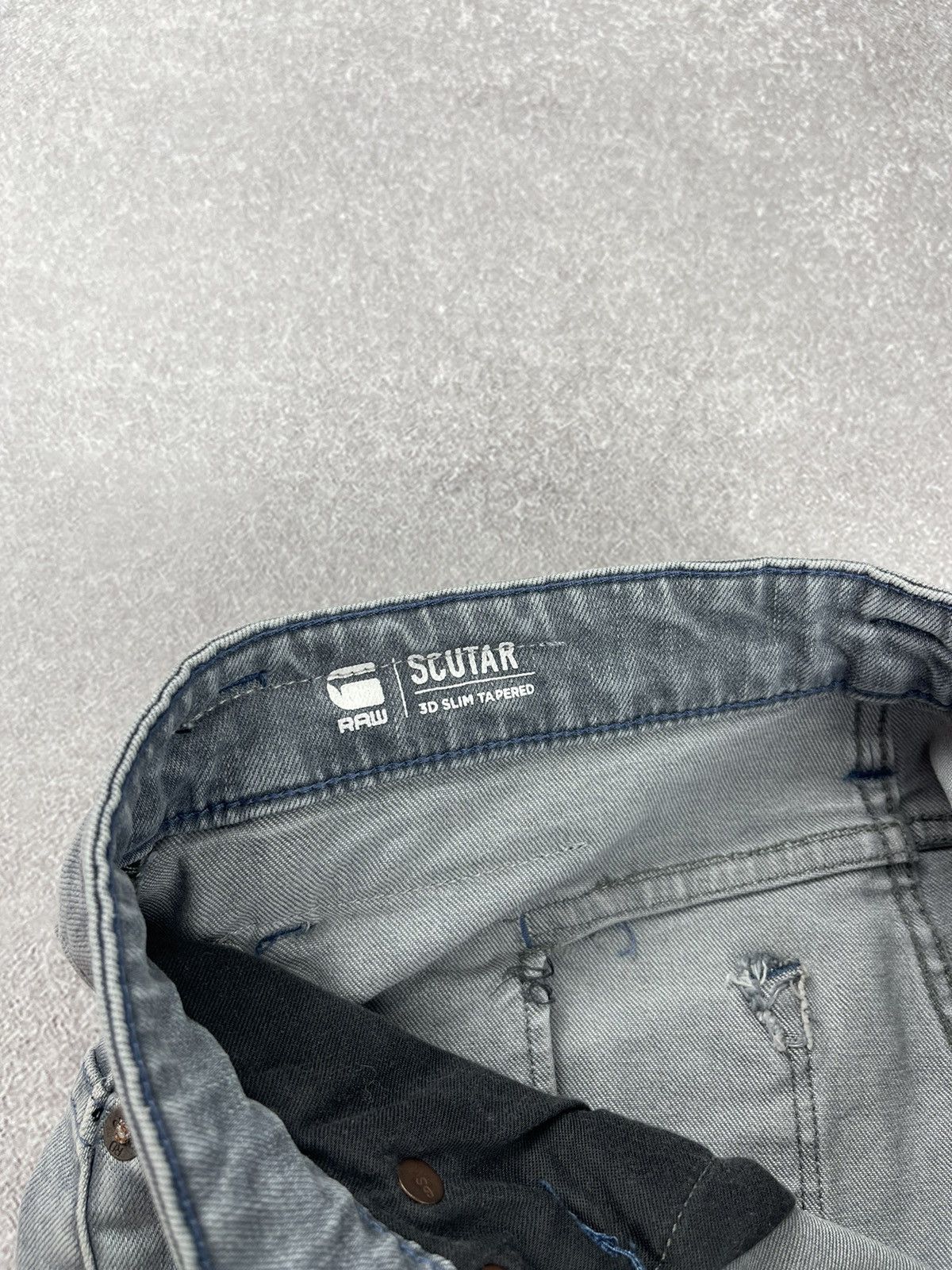 G-Star G-Star Raw Scutar 3D Slim Tapered Denim Jeans Size US 28 / EU 44 - 9 Thumbnail