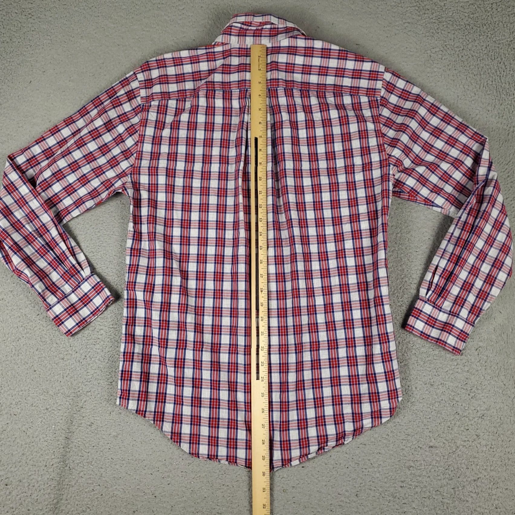 Vineyard Vines Vineyard Vines Shirt Mens Small Red Plaid Classic Fit Button Up Long Sleeve Size US S / EU 44-46 / 1 - 3 Thumbnail