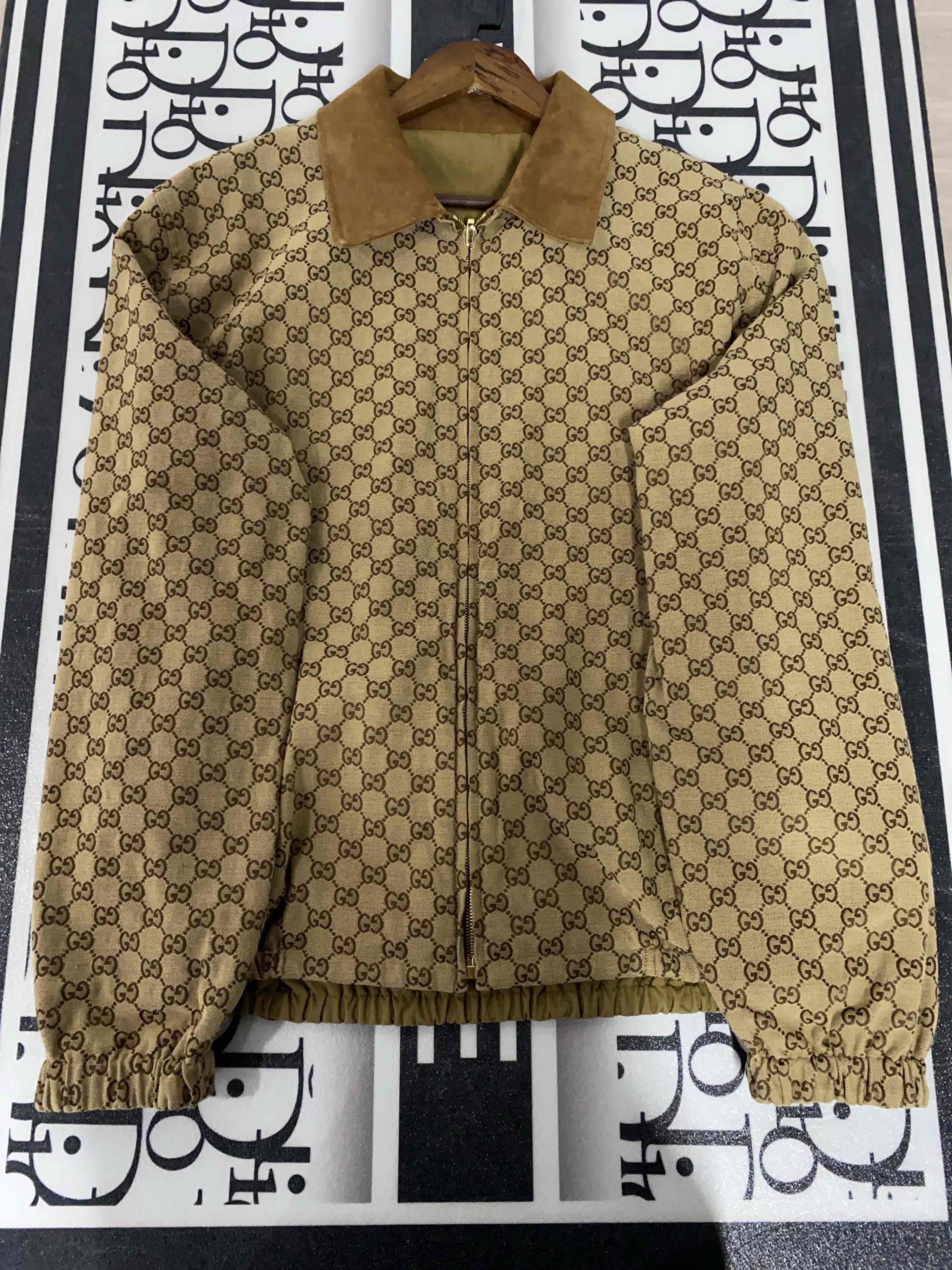 Gucci Gucci GG Monogram Reversible Bomber Jacket Size L Size US L / EU 52-54 / 3 - 1 Thumbnail