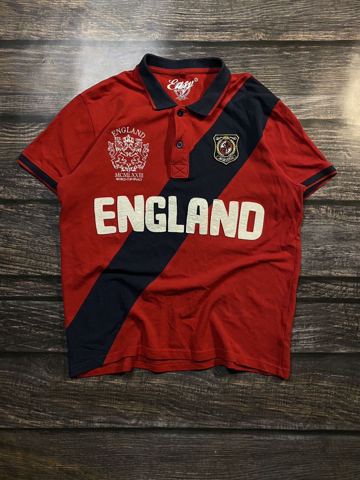 Vintage 🔥 ENGLAND RUGBY RALPH LAURENT STYLE POLO Size US L / EU 52-54 / 3 - 1 Thumbnail