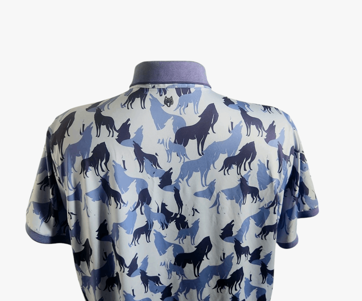 Grenson Greyson Golf Polo Shirt Size Large Men's Blue Howling Wolves Size US L / EU 52-54 / 3 - 4 Thumbnail