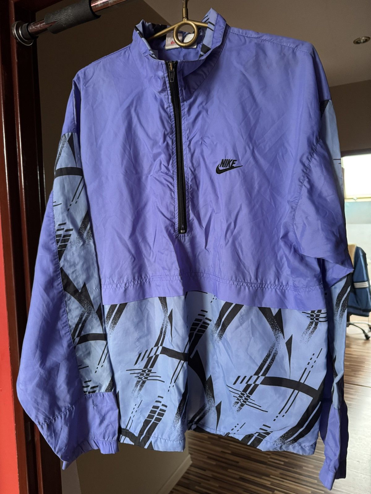 Nike × Vintage Nike Vintage Windbreaker jacket L Size US L / EU 52-54 / 3 - 1 Thumbnail