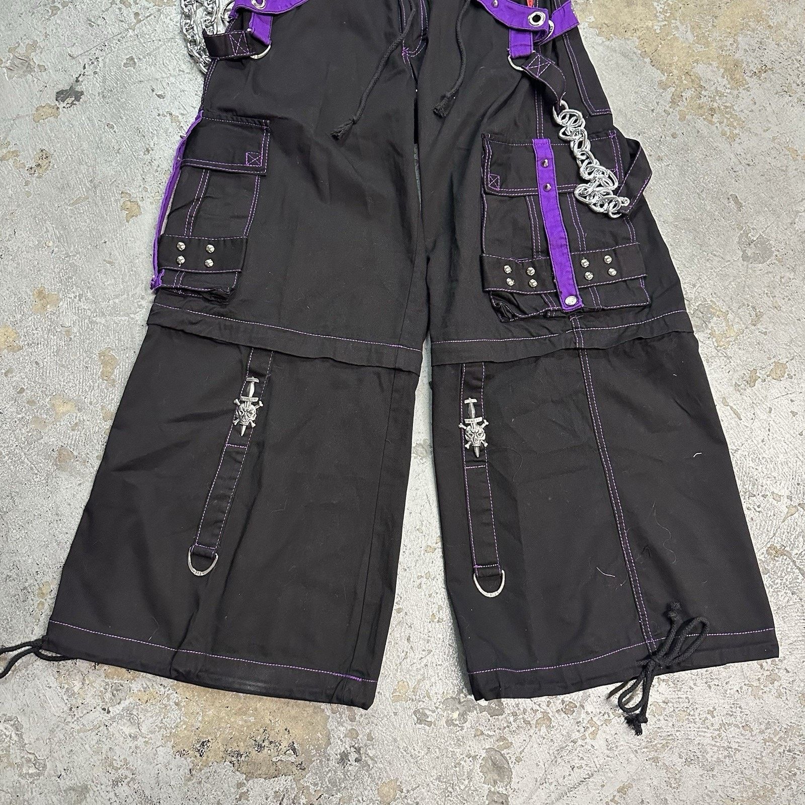 Tripp NYC × Vintage Vintage Tripp NYC Daang Goodman Bondage Rave Goth Pants Sz M Size US 28 / EU 44 - 3 Thumbnail