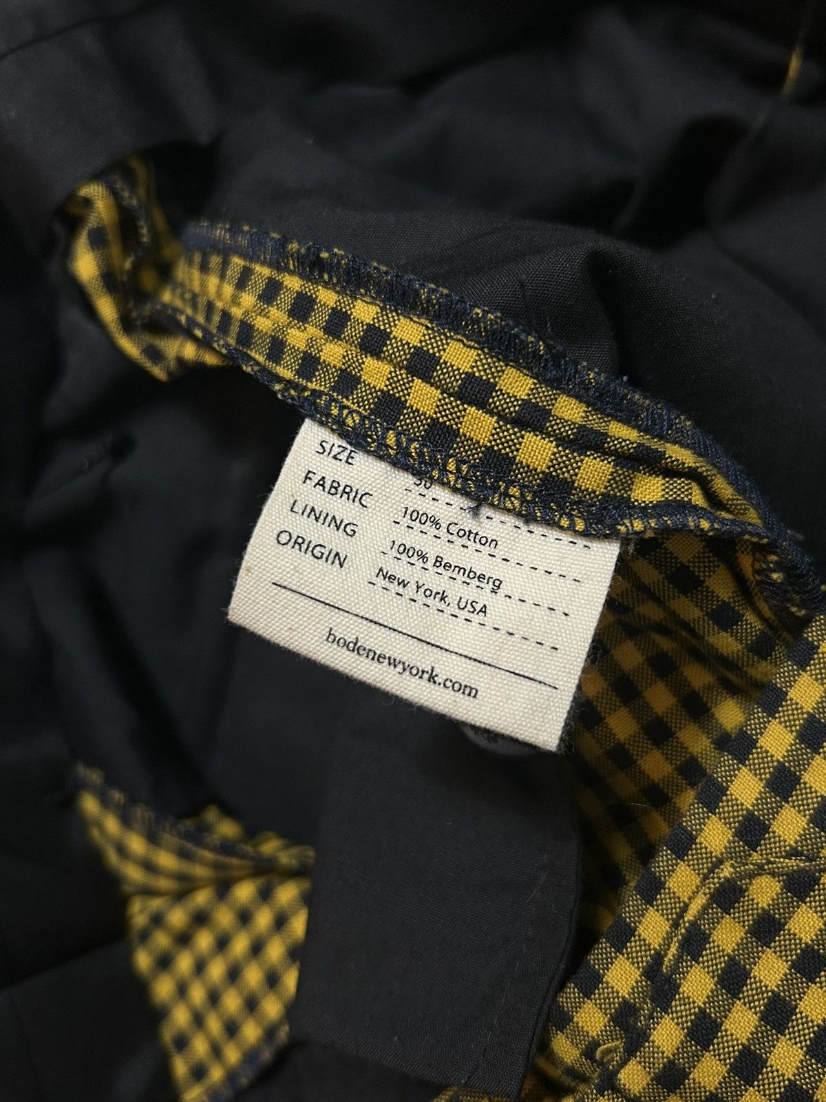 gingham Printed Pants