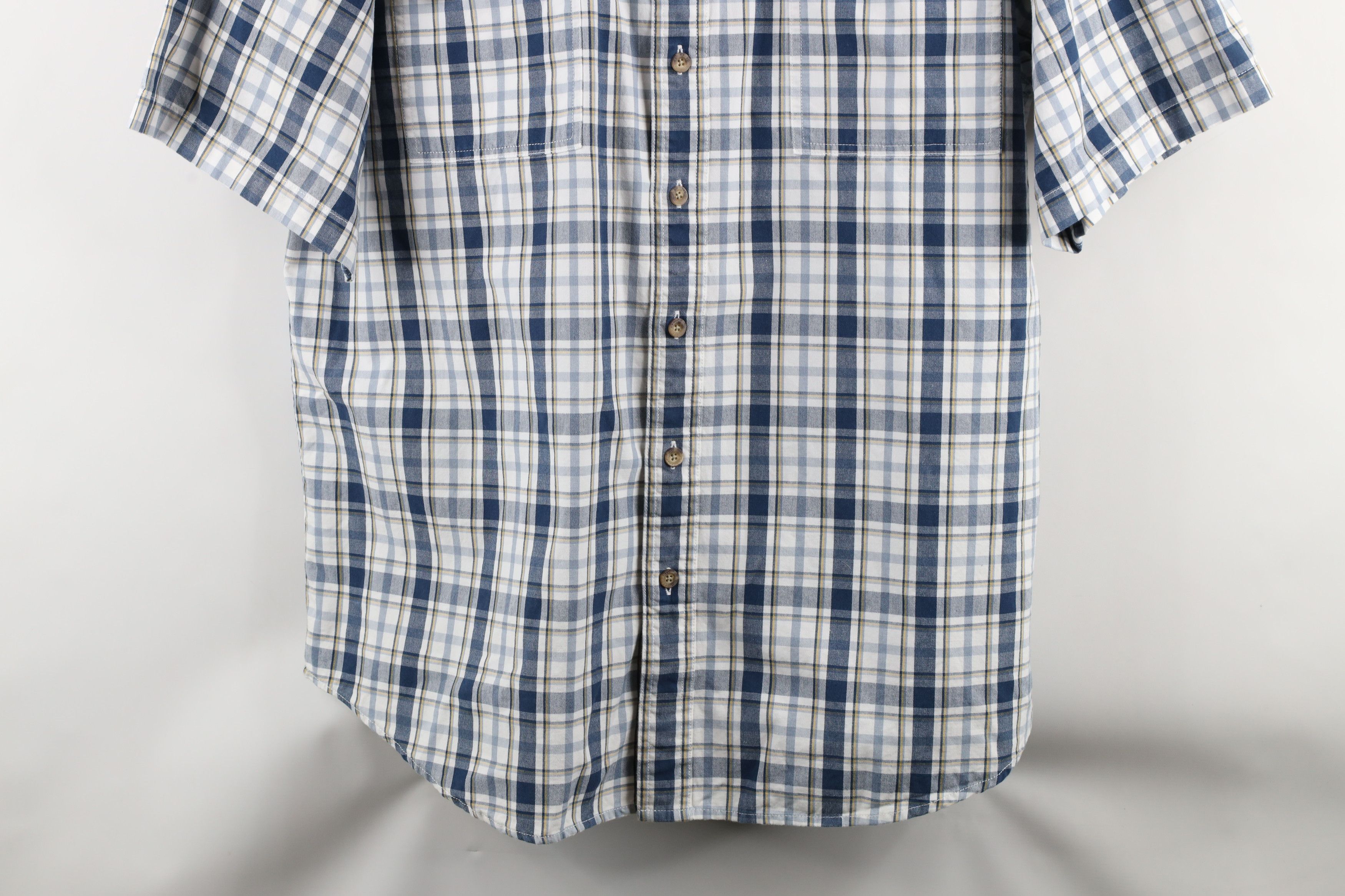 Carhartt × Vintage Vintage Carhartt Pocket Short Sleeve Button Down Shirt Size US XL / EU 56 / 4 - 3 Thumbnail