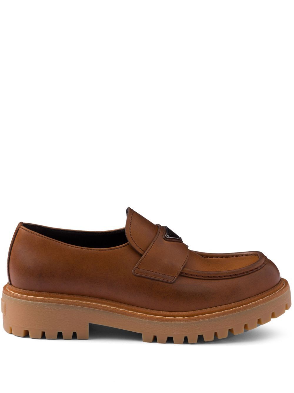 Prada LEATHER LOAFERS Size US 11 / EU 44 - 1 Thumbnail