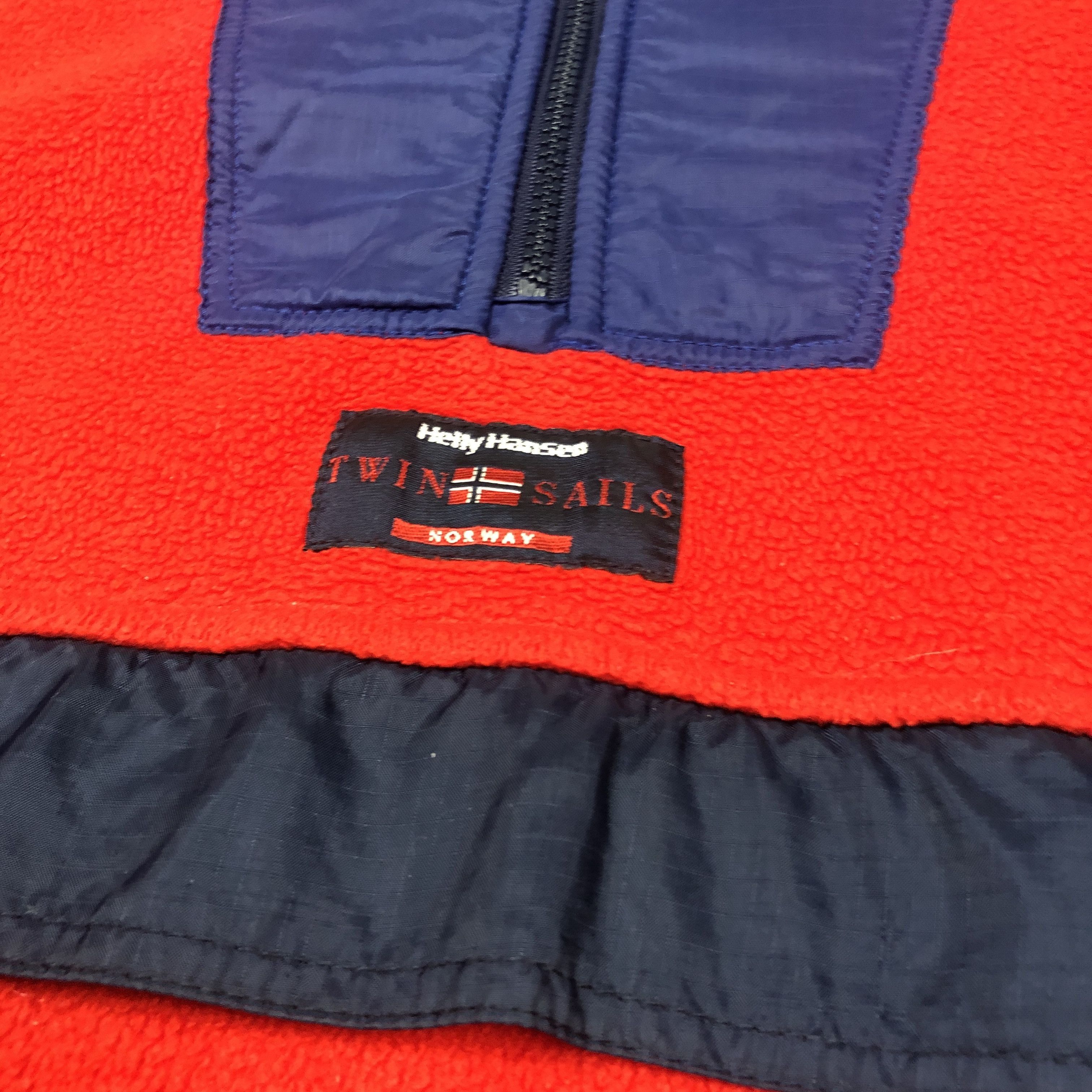 Helly Hansen Helly Hansen anorak fleece 90's sweatshirt Size US L / EU 52-54 / 3 - 3 Thumbnail
