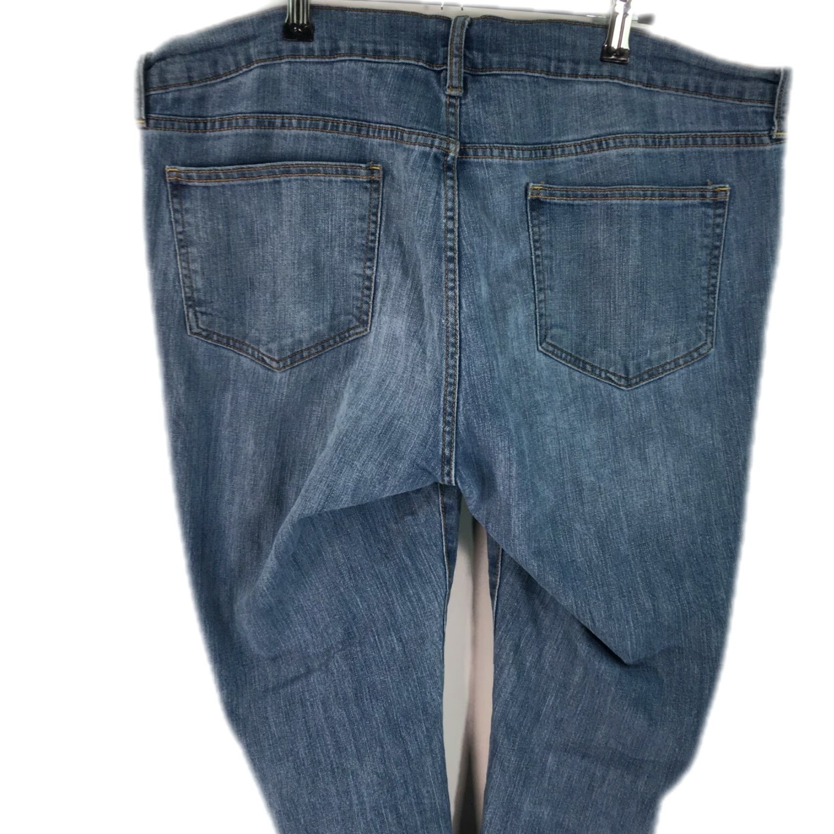 Old Navy VINTAGE Old Navy The Flirt Denim Jeans Womens Size 16 Blue Straight High Rise 40X33 Size 38" / US 16 / IT 52 - 4 Thumbnail
