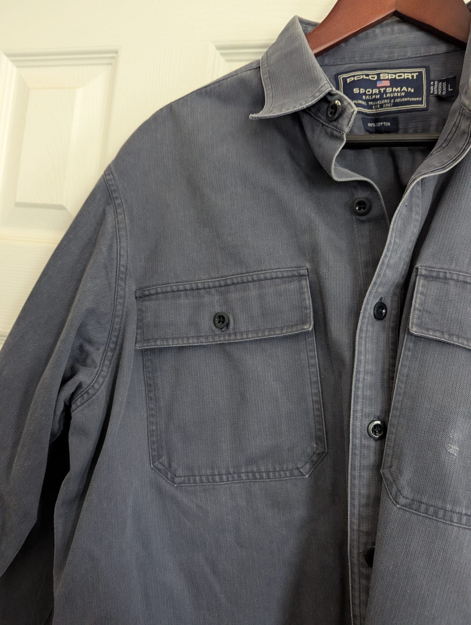Polo Ralph Lauren Polo Sport, heavy Cotton Shirt Size US L / EU 52-54 / 3 - 3 Thumbnail