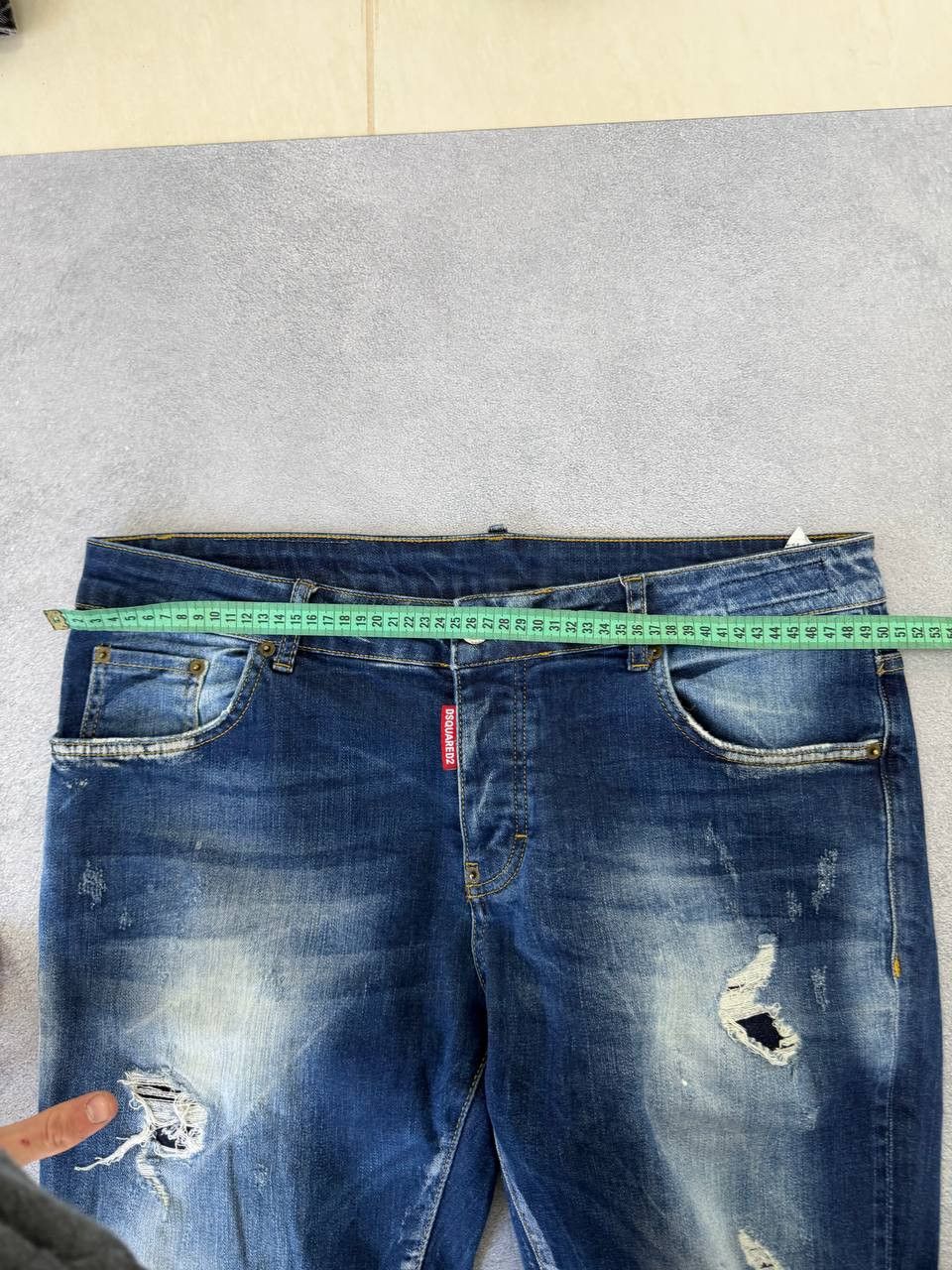 Dsquared2 Dsquared2 Distressed Washed Drip Luxury Y2K Jeans Size US 32 / EU 48 - 9 Thumbnail
