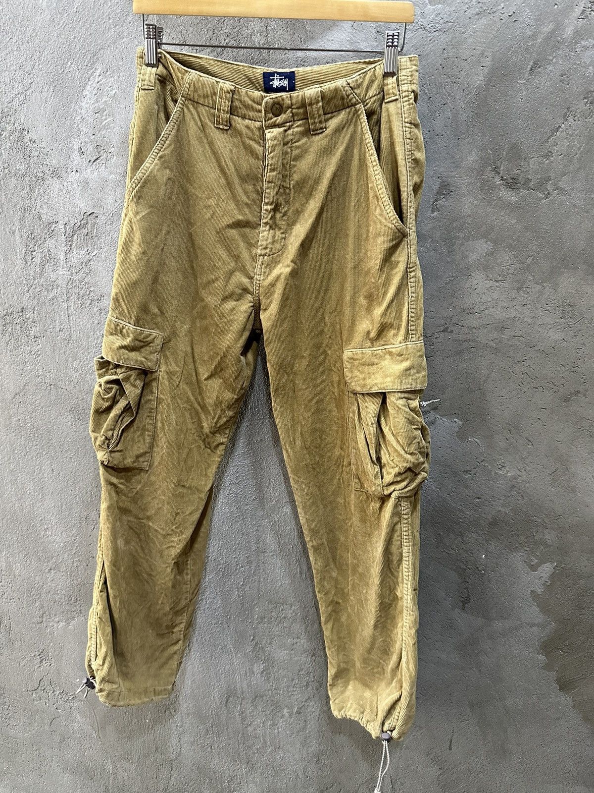 Stussy 1990-Stüssy 3D Cargos Made in China Corduroys Cargo Pant Size US 29 - 16 Thumbnail