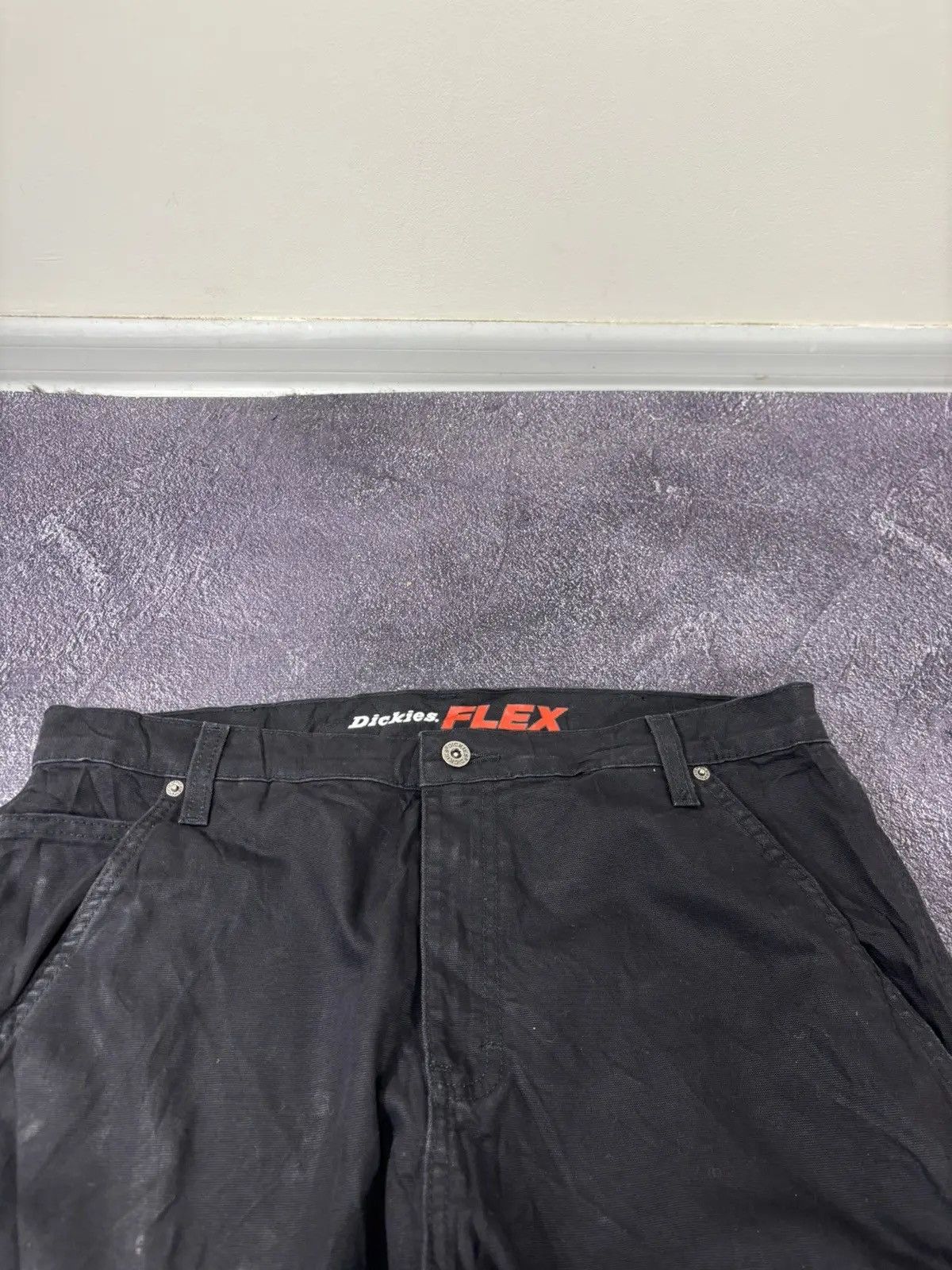Dickies × Vintage Vintage Dickies Flex American Black Work Hype Pants Size US 36 / EU 52 - 10 Thumbnail