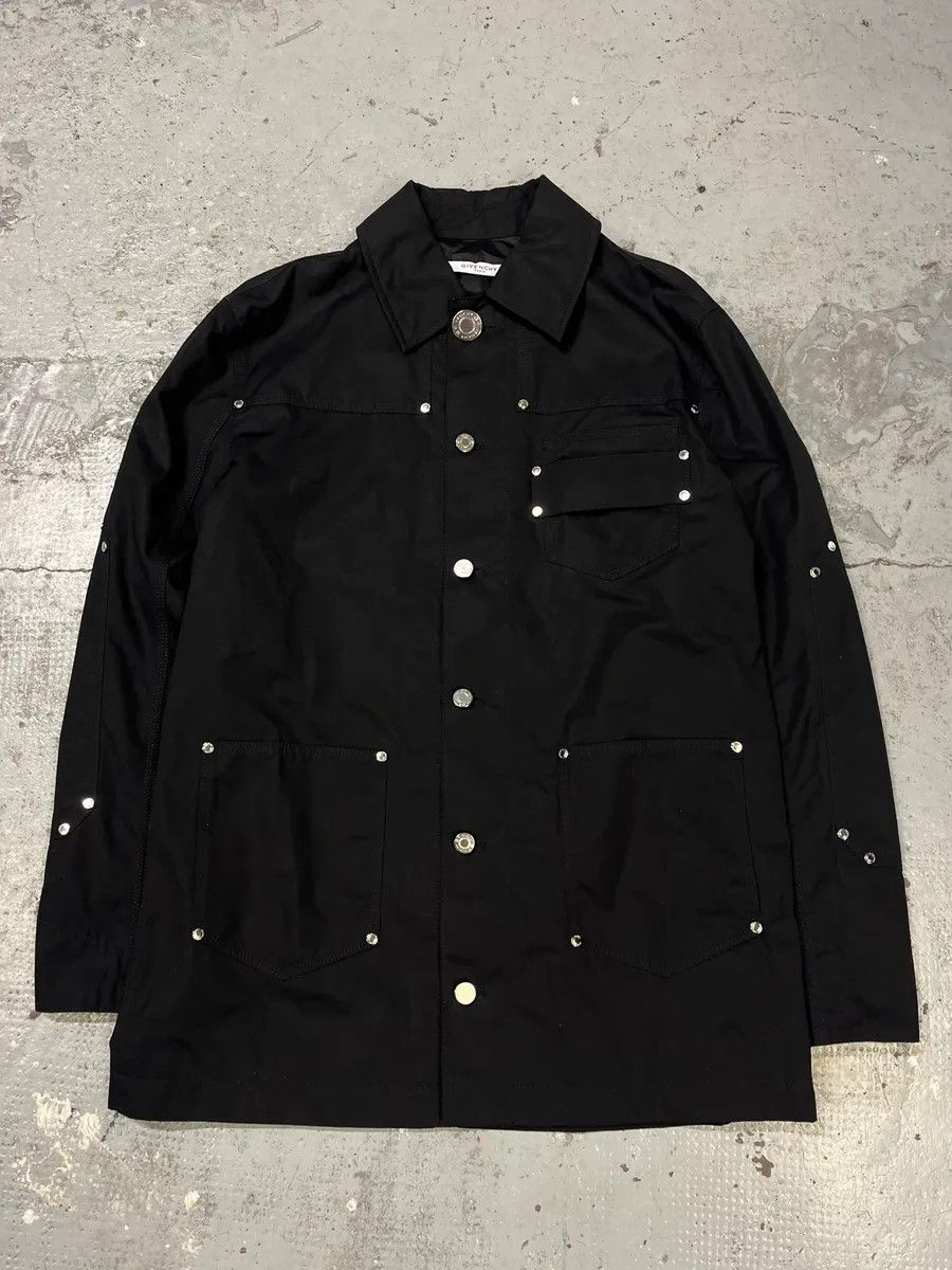Givenchy SS2015 Givenchy Buttoned Black Premium Jacket by Riccardo Tisci Size US M / EU 48-50 / 2 - 1 Thumbnail