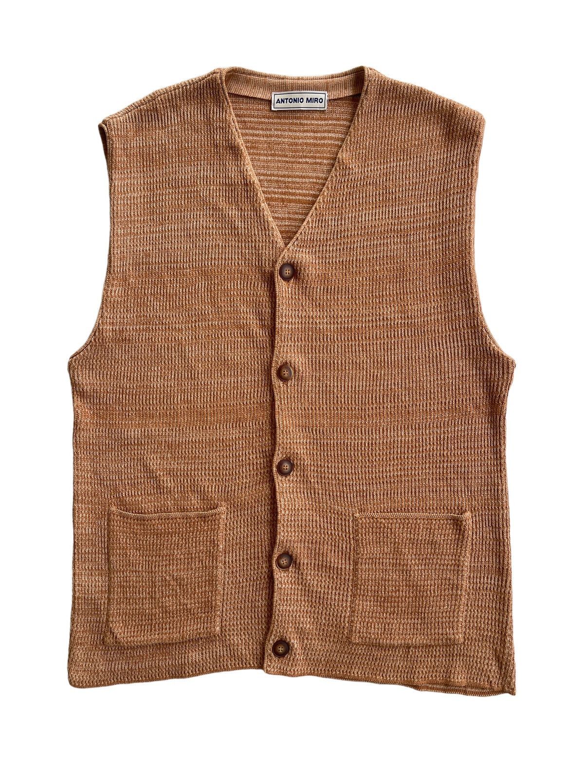 ANTONIO MIRO Antonio Miro Sleeveless Knit Vest Size US S / EU 44-46 / 1 - 1 Thumbnail