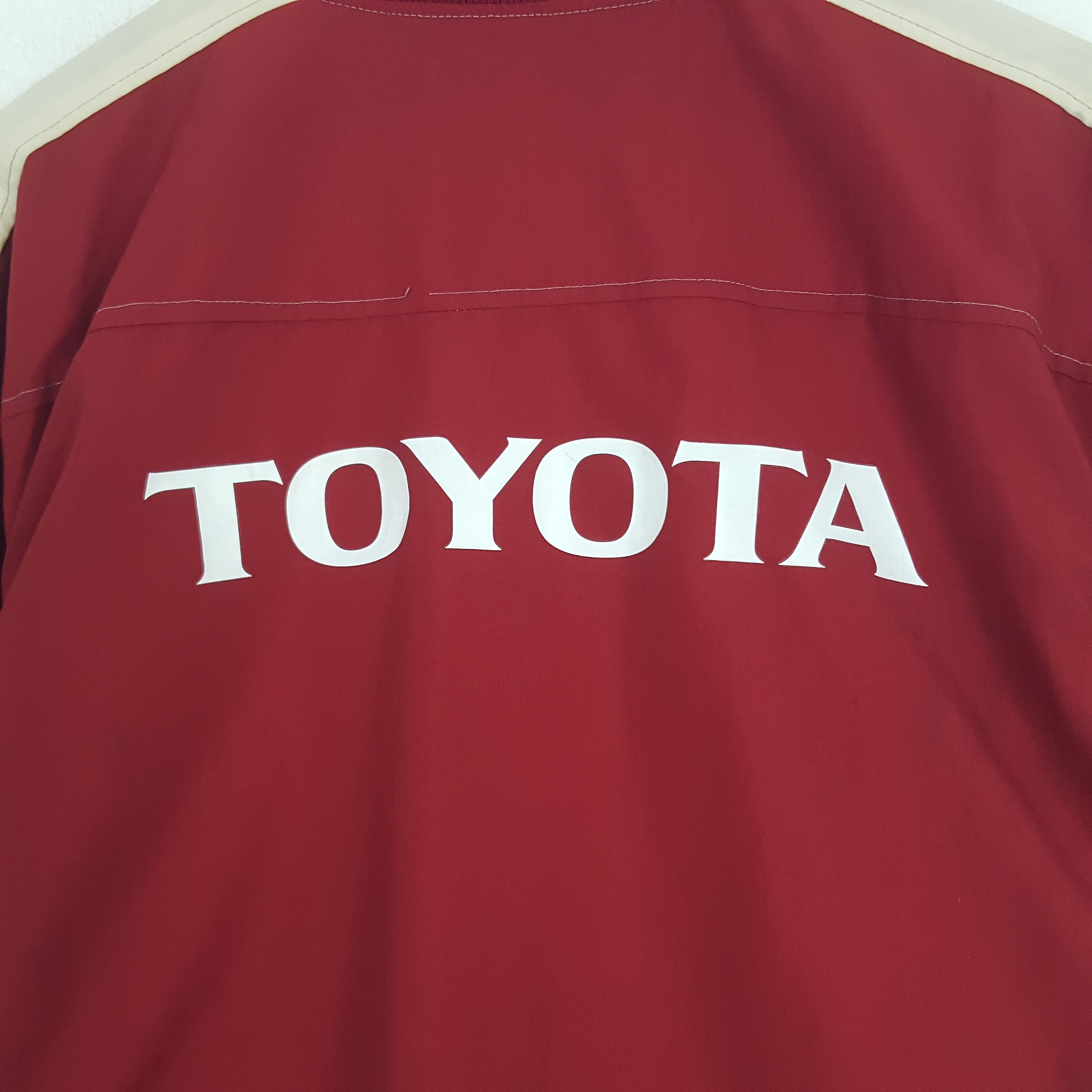 Vintage Vintage Toyota Racing Sport Bomber Jacket Size US L / EU 52-54 / 3 - 2 Thumbnail