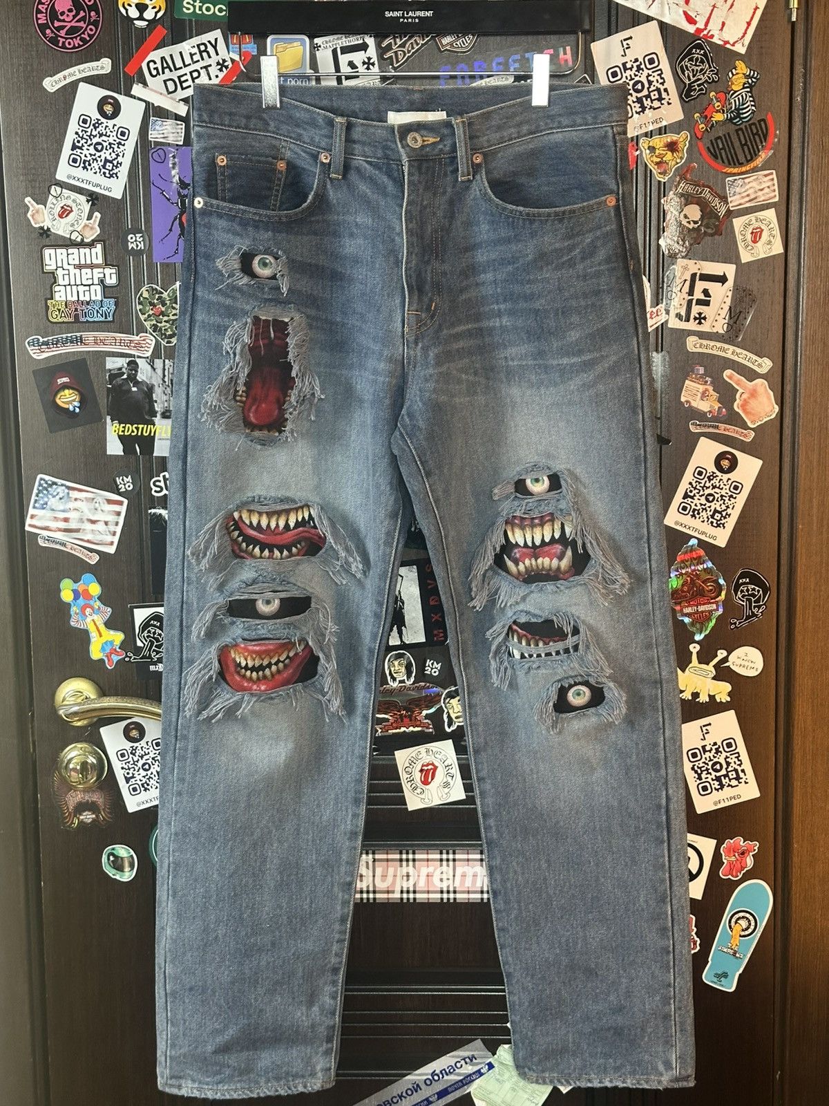 Doublet DOUBLET “Monster” Japan Denim Jeans Size US 32 / EU 48 - 2 Thumbnail