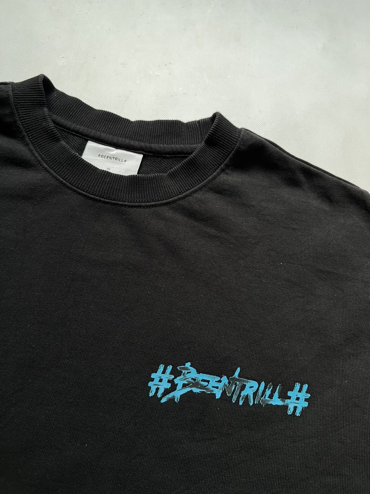 Been Trill Sudadera Been Trill Painting Hashtag Overfit - Negro/Azul Size US XL / EU 56 / 4 - 6 Thumbnail