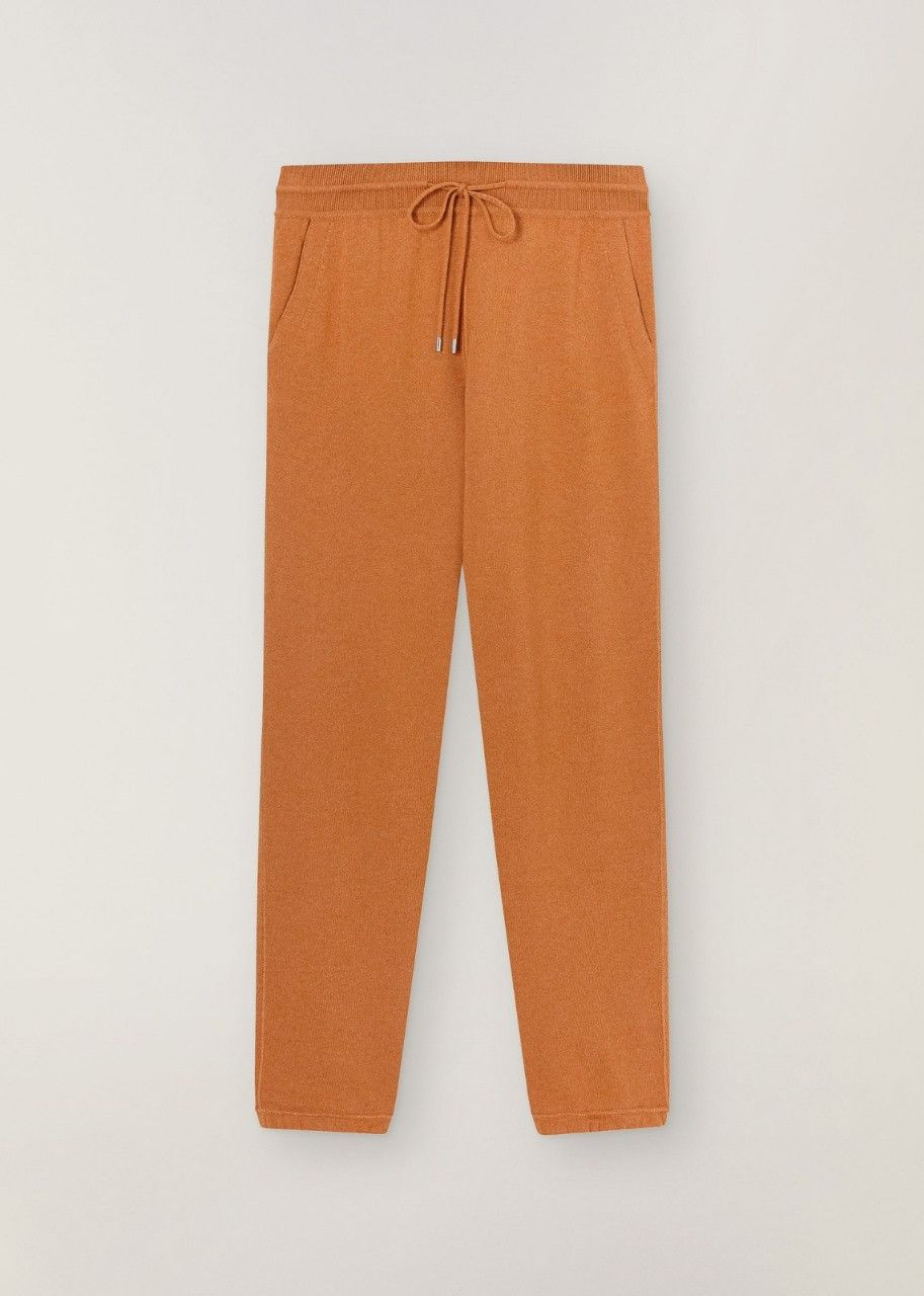 image of Loro Piana O1Srvl11E0424 Trouser In Orange, Women's (Size 36)