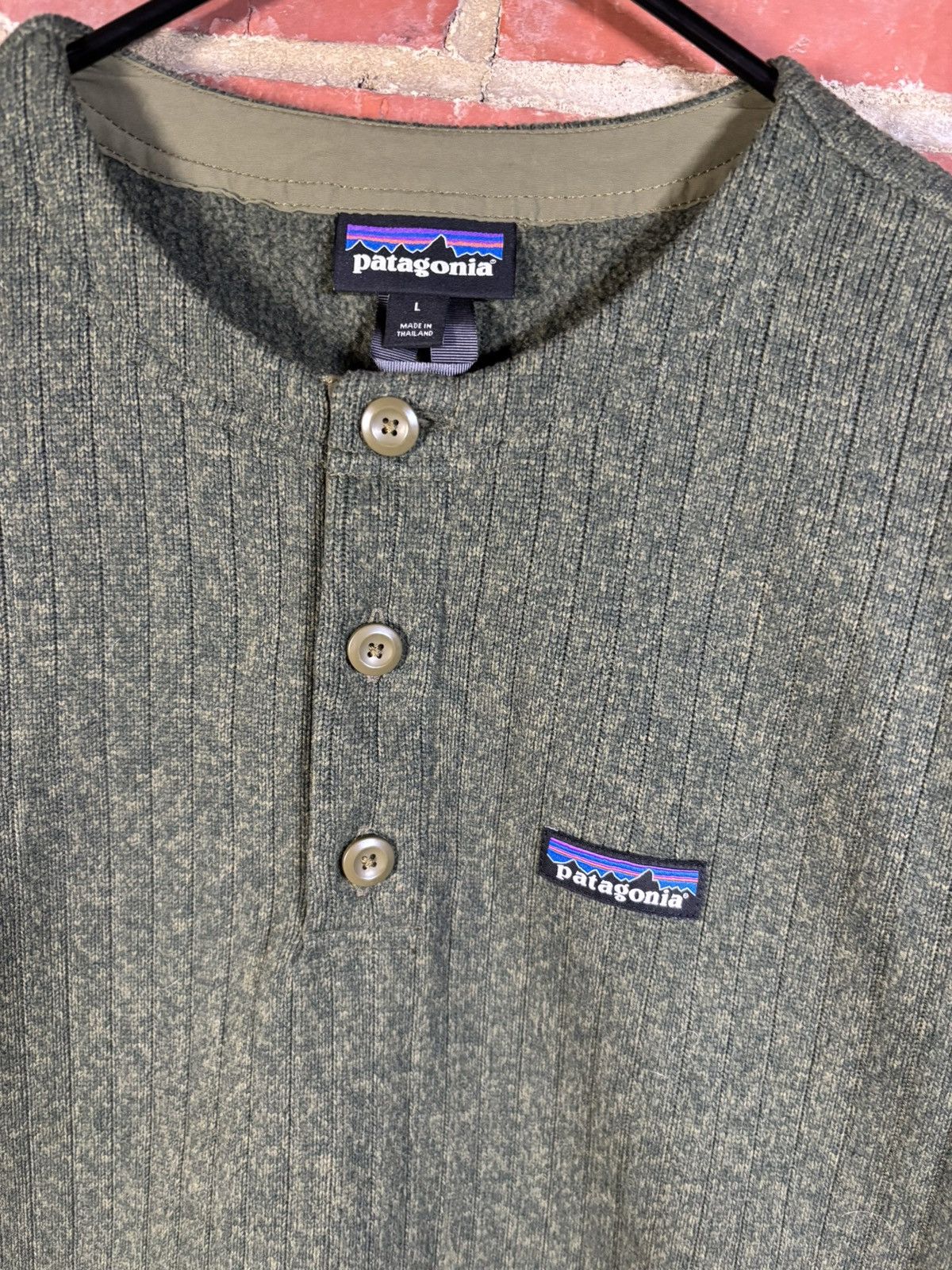 Patagonia Patagonia Better Sweater Henley Sweater Green Rib Knit Large Size US L / EU 52-54 / 3 - 2 Thumbnail