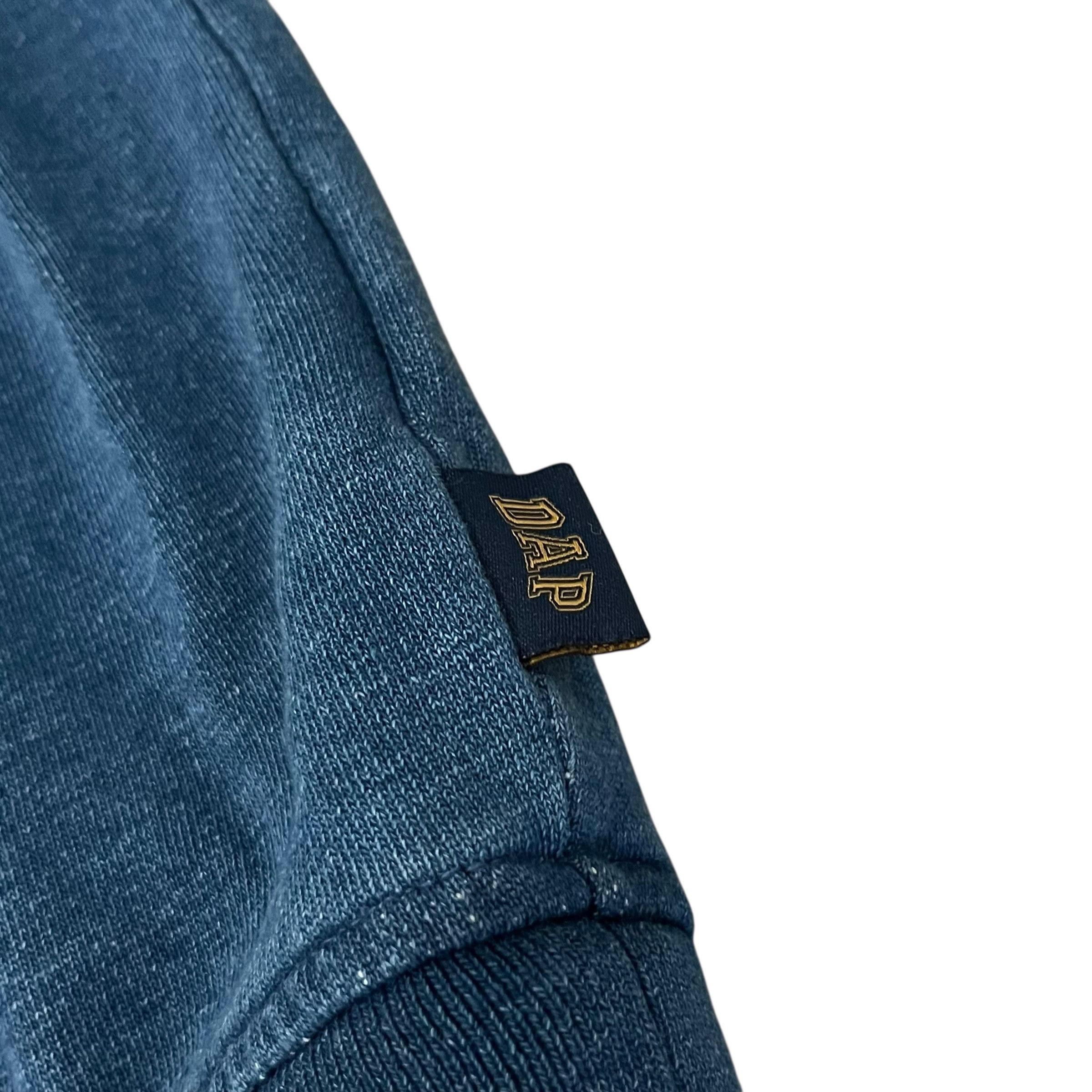 Dapper Dan × Gap GAP x Dapper Dan Denim Blue Embossed Hoodie Size US XXL / EU 58 / 5 - 4 Thumbnail