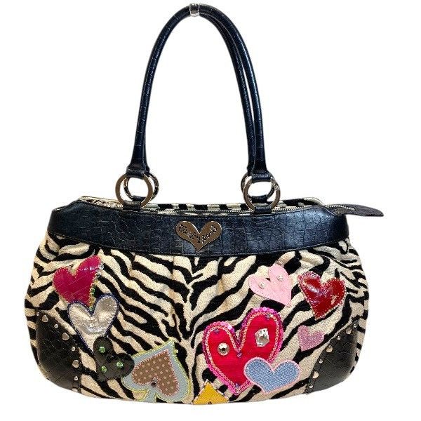 Other Other Think Bee Canvas Leather Shoulder Bag Textile Shoulder Bag DUTY FREE for USA Size ONE SIZE - 1 Thumbnail