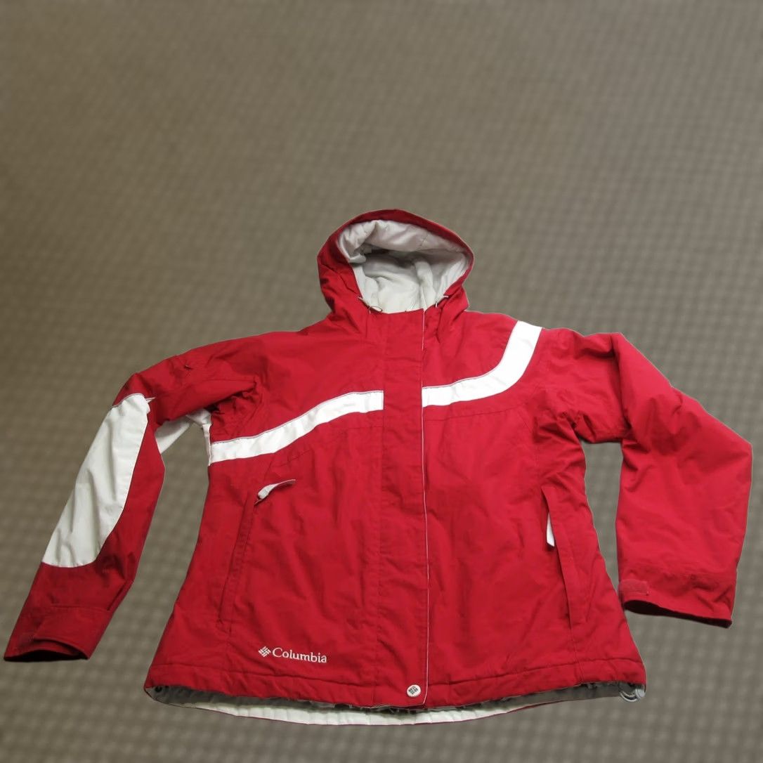 Vintage Columbia Jacket Womens M Red Insulated Hooded Waterproof Ski Jacket Snowboard Size M / US 6-8 / IT 42-44 - 1 Thumbnail