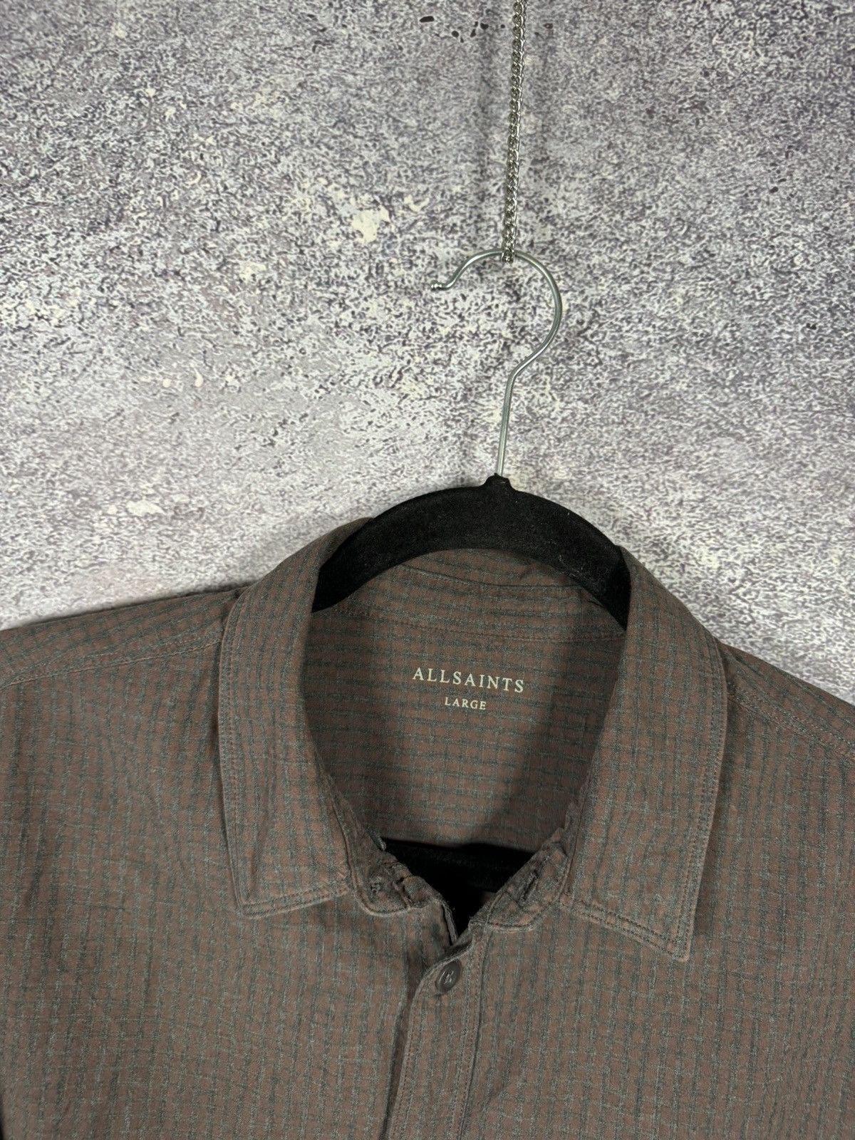 Allsaints Allsaints Quarry LS Shirt Brown Check Men’s Oldmoney Large Size US L / EU 52-54 / 3 - 5 Thumbnail