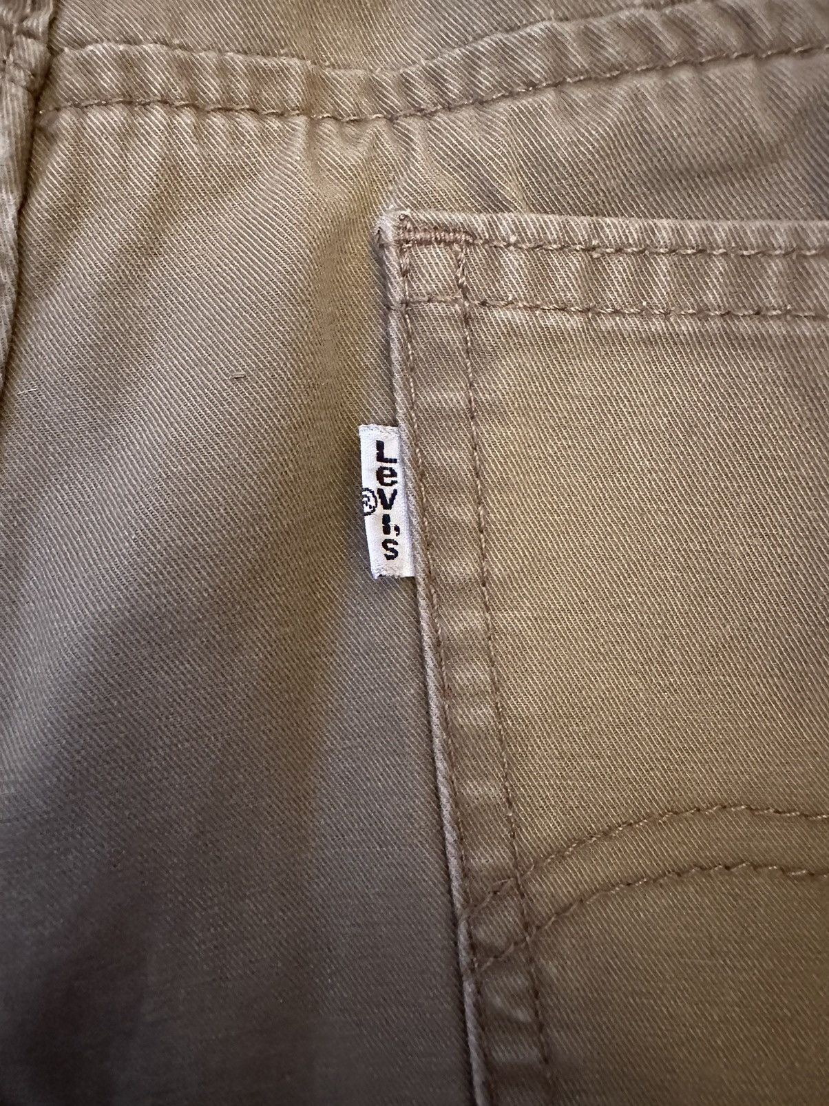 Levi's × Vintage *RARE* Vintage Levi's White Tab Pants Size US 34 / EU 50 - 4 Thumbnail