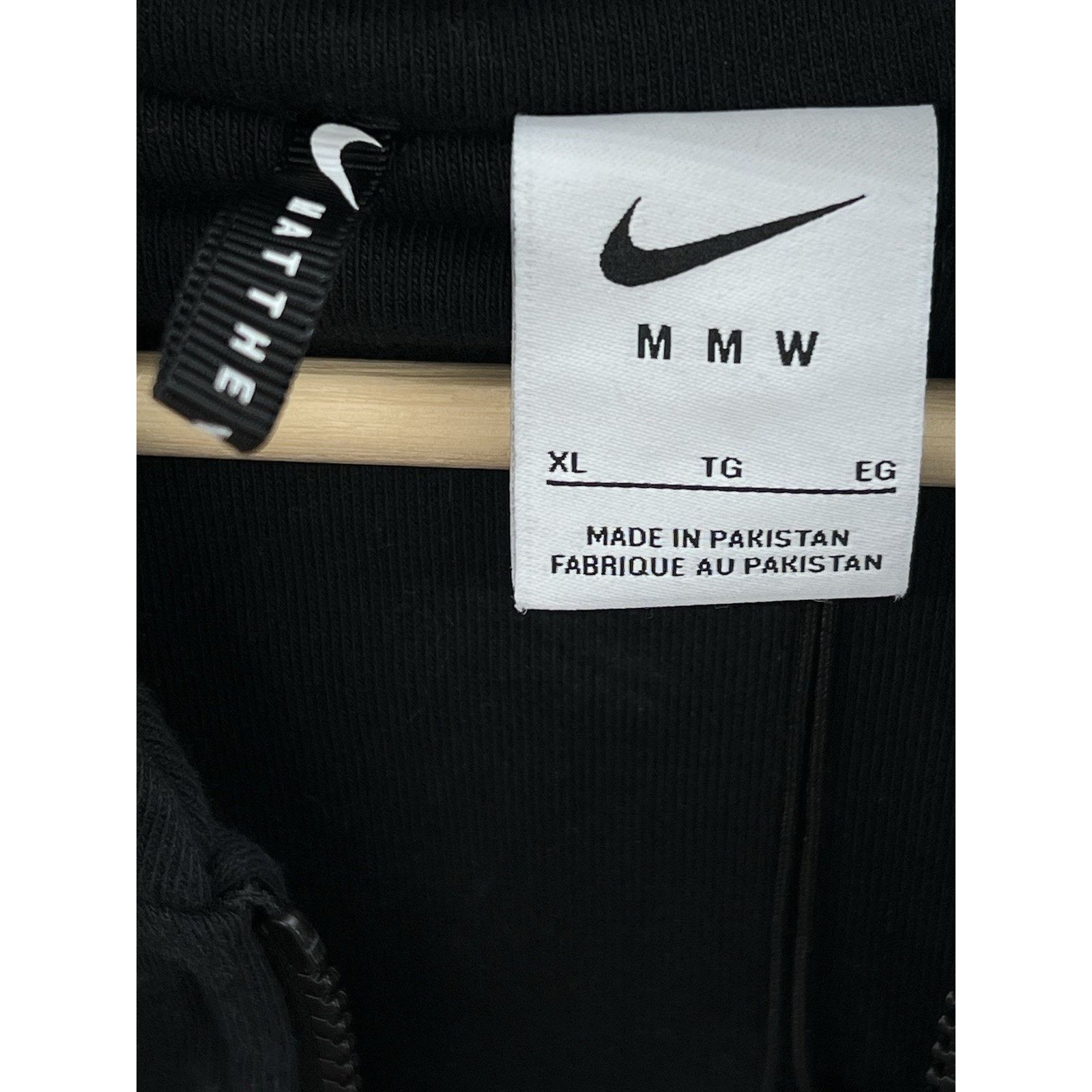 Nike Nike MMW Heavy Fleece Hoodie Black DR5362 L-010 Unisex Sz XL Size US XL / EU 56 / 4 - 3 Thumbnail