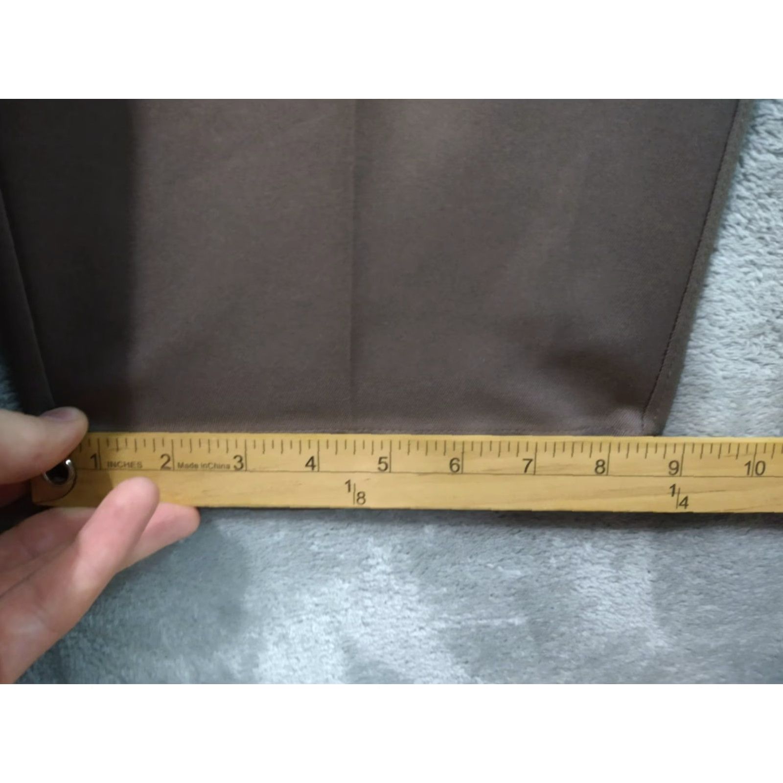 Vintage Oak Hill Pants Mens 46x32 Brown Dress Slacks Pleated High Rise Regular Tapered Leg Business Casual Formal Workwear Polyester Slacks Mens Brown 46 32 Size US 30 / EU 46 - 6 Thumbnail