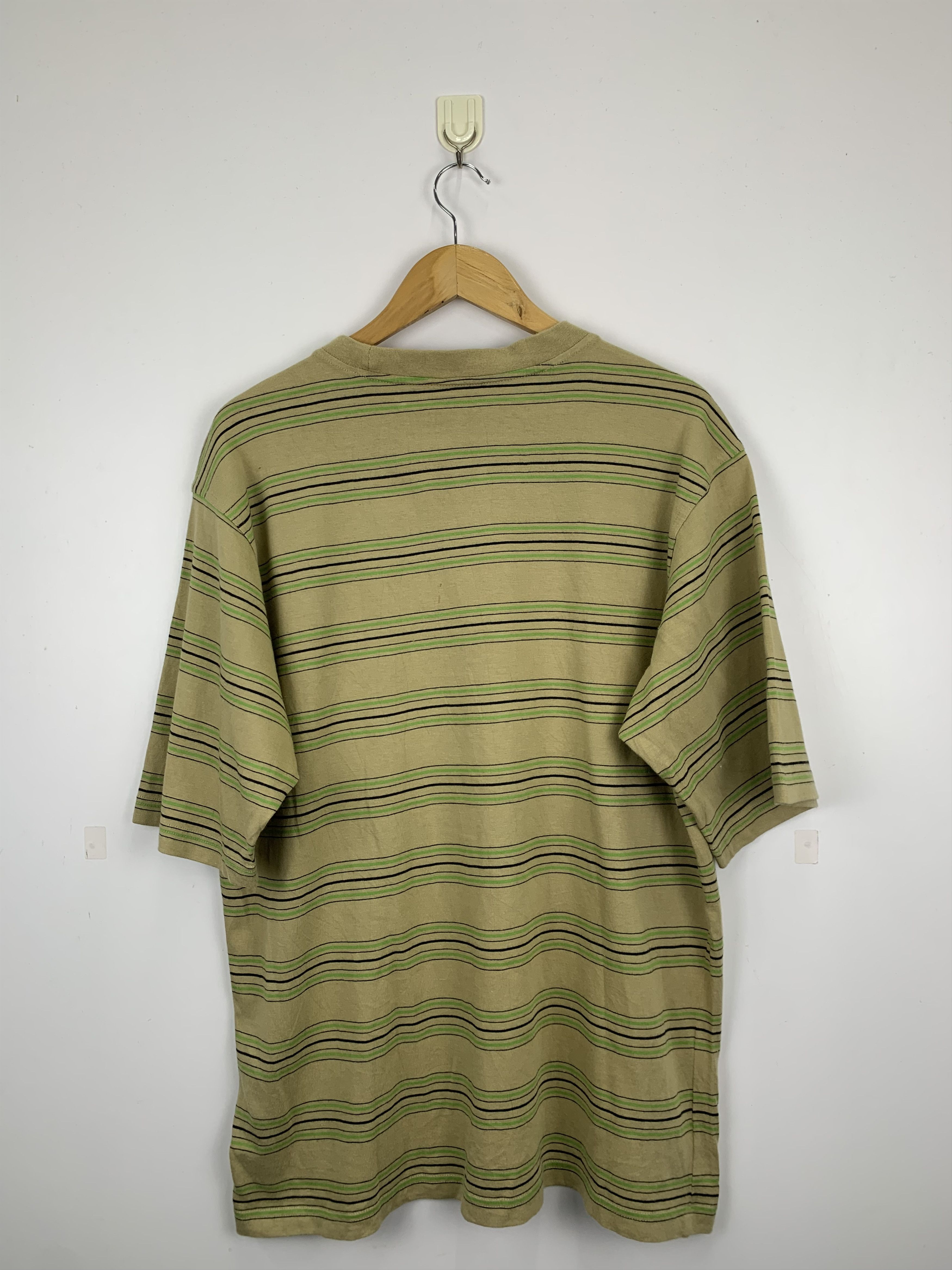 Vintage Vintage 90s Adidas Short Sleeve Stripe T Shirt TA0019 Size US L / EU 52-54 / 3 - 3 Thumbnail