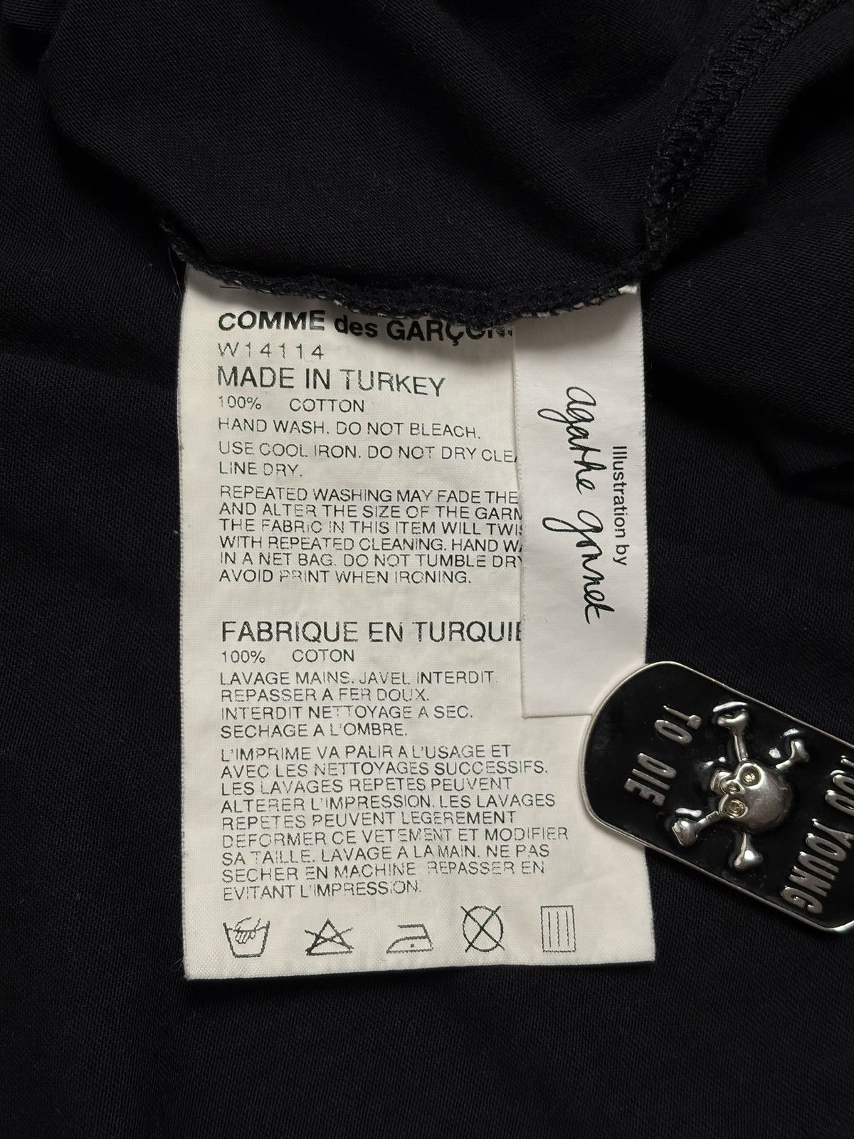 Comme des Garcons Comme des Garçon x Agathe Snow FW14 women face tshirt Size US S / EU 44-46 / 1 - 4 Thumbnail