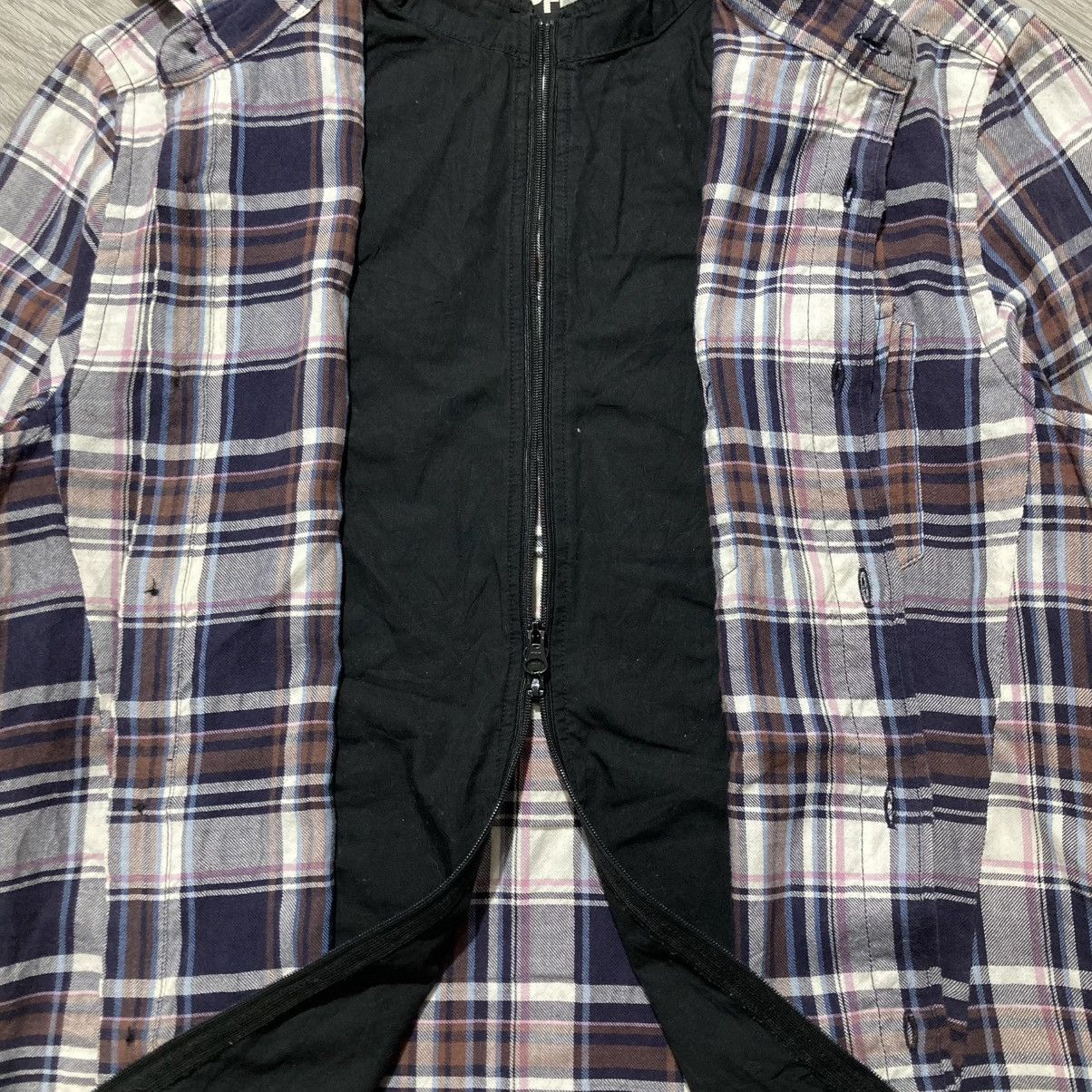 PPFM 2000s PPFM Double Layer Flanel Plaid Hoodie Lgb Punk Style Size US M / EU 48-50 / 2 - 5 Thumbnail