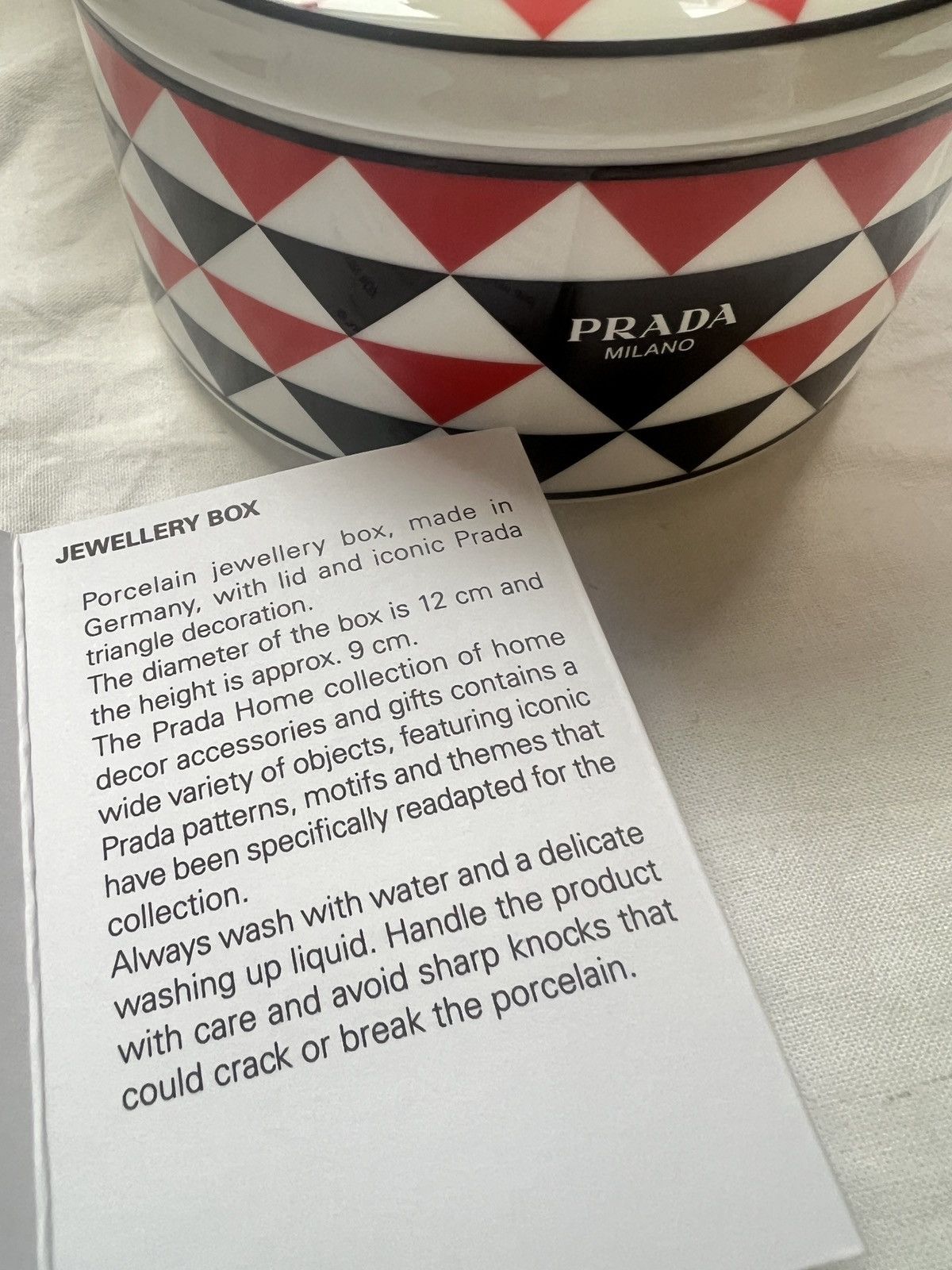 Prada 🔺Prada limited edition porcelain jewelry box home decor Size ONE SIZE - 3 Thumbnail