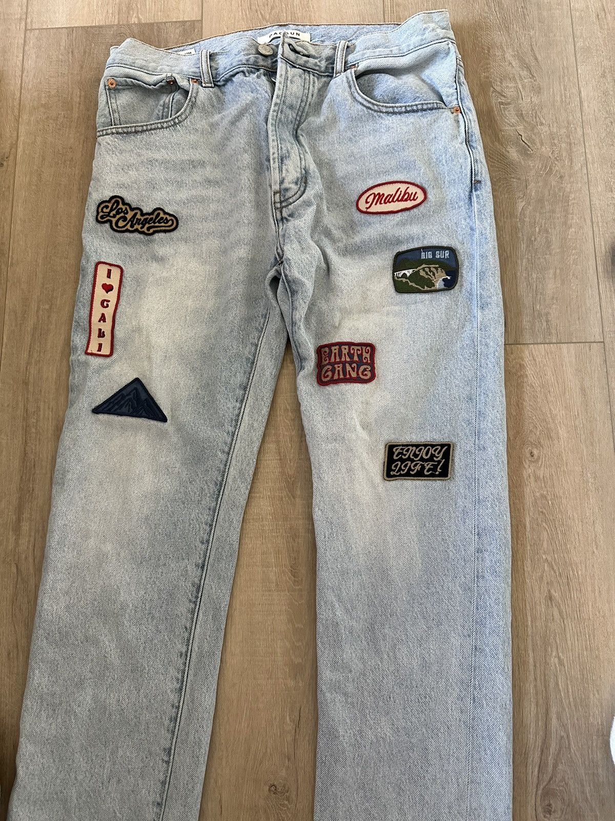 Pacsun × Vintage Denim Patchwork Jeans Size US 32 / EU 48 - 1 Thumbnail