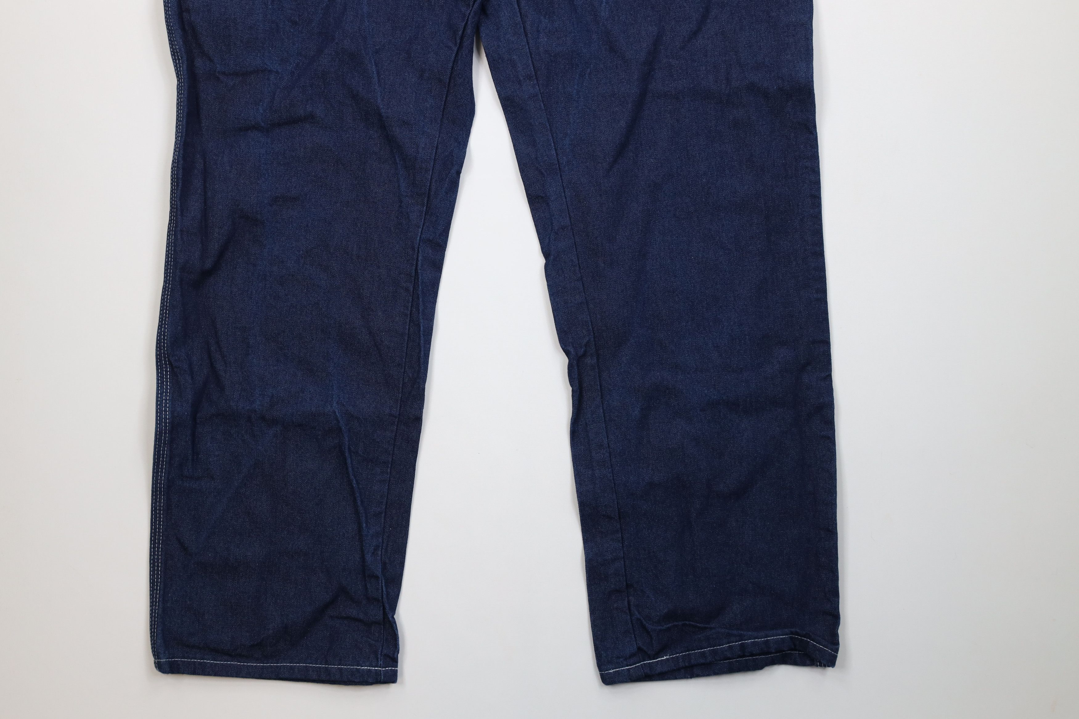 Dickies Vintage Dickies Wide Leg Dungaree Denim Jeans Indigo Size US 38 / EU 54 - 4 Thumbnail