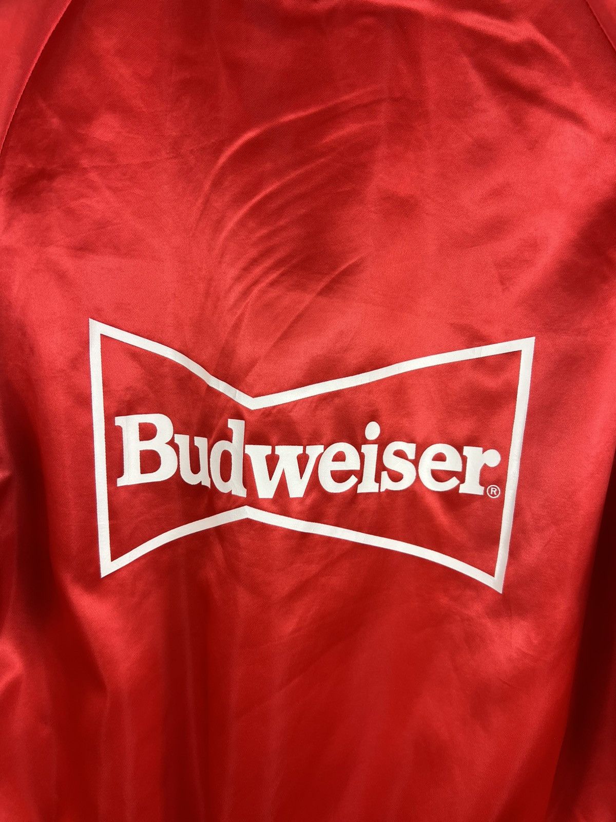Vintage Vintage Budweiser official product satin beer bomber jacket Size US L / EU 52-54 / 3 - 20 Thumbnail