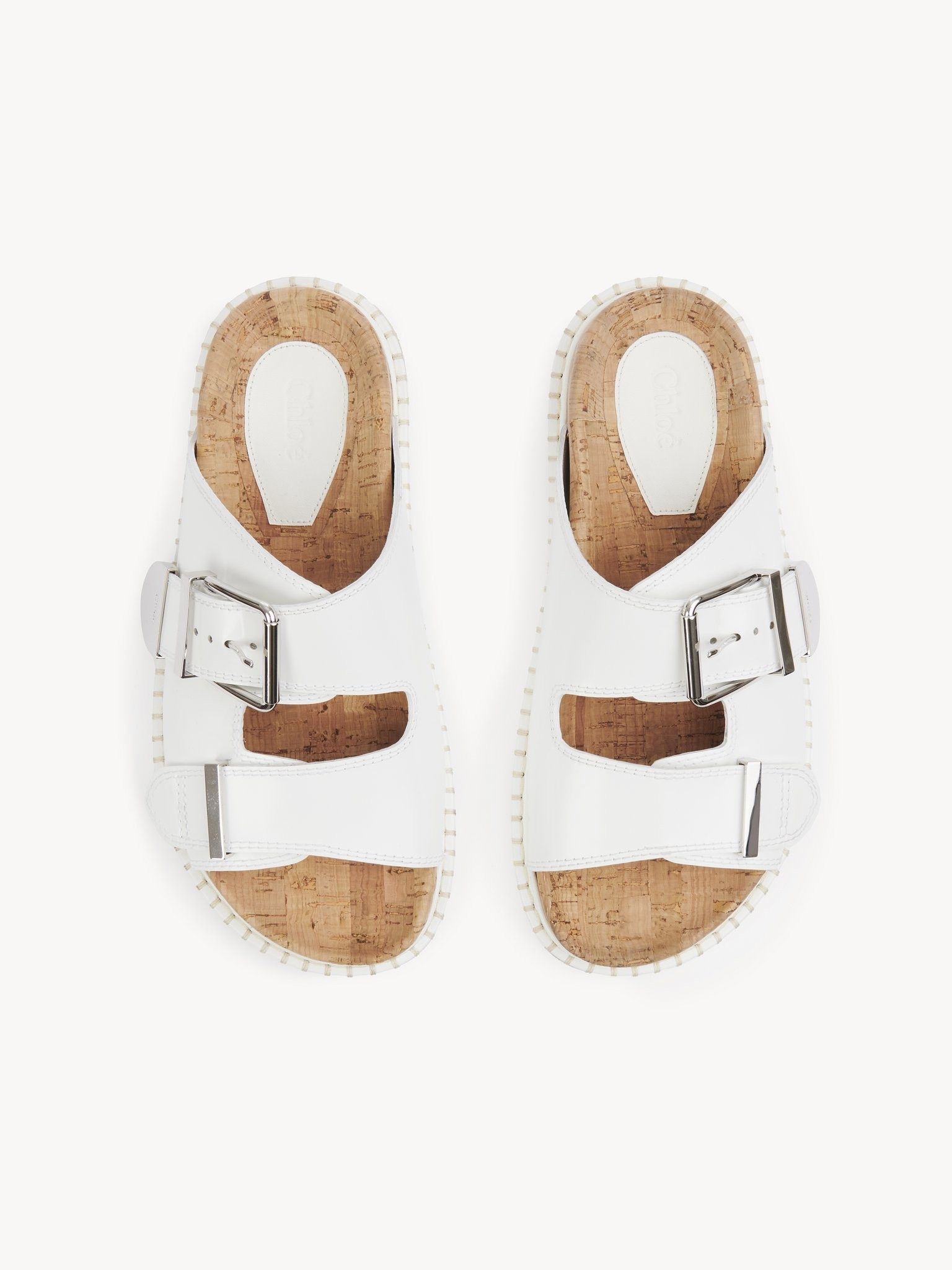 Chloe oc11z0525 Rebecca Slides in White Size US 8 / IT 38 - 4 Thumbnail