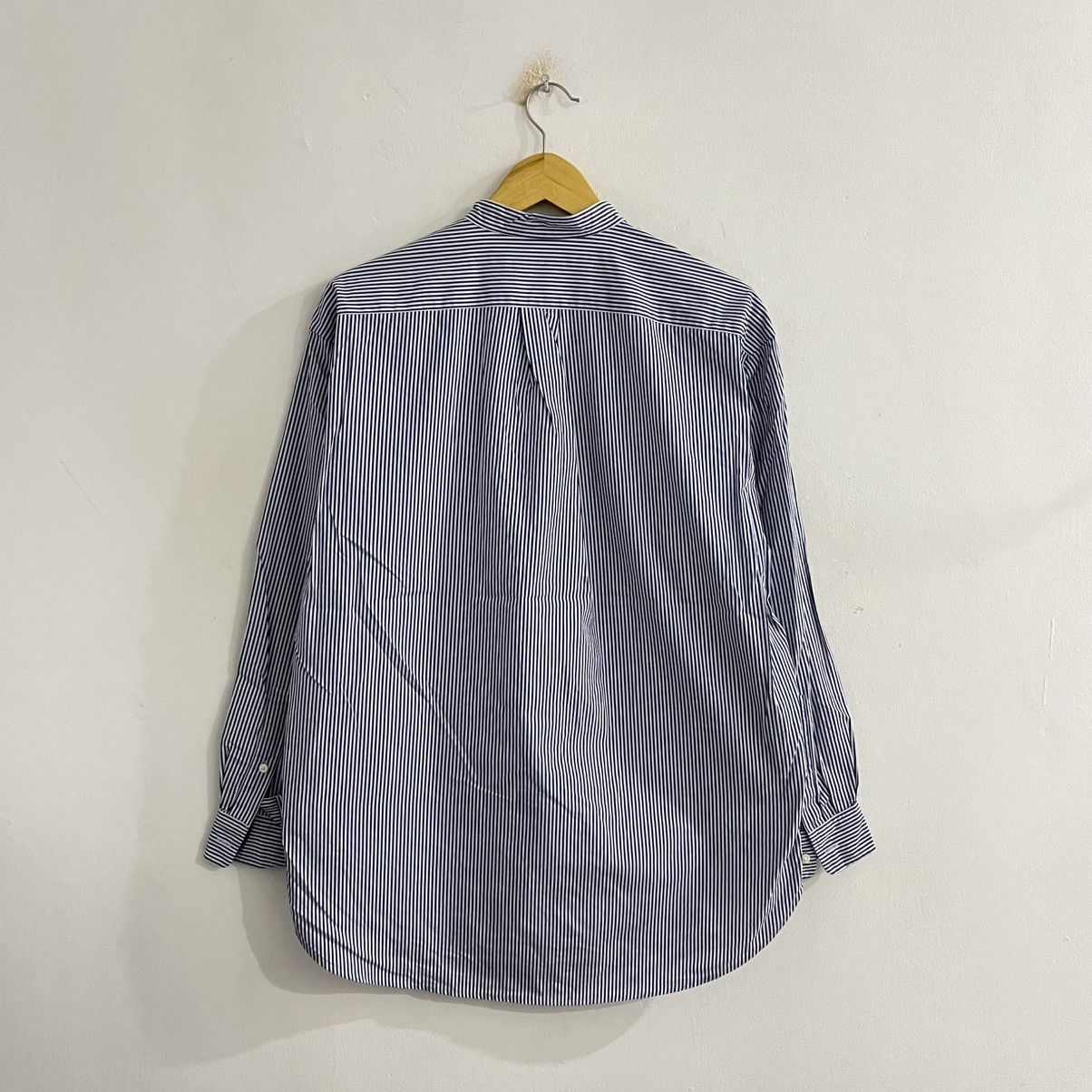 Jil Sander × Uniqlo Jil Sander X Uniqlo Blue Striped Button Up Shirt Size US S / EU 44-46 / 1 - 7 Thumbnail