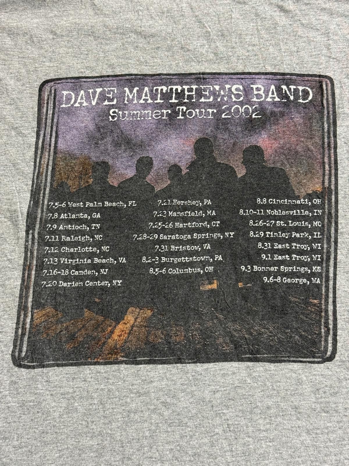 Marina Rinaldi Vintage Dave Matthews Band Tour Dates T-shirt DMB 2002 -M Size US M / EU 48-50 / 2 - 5 Thumbnail