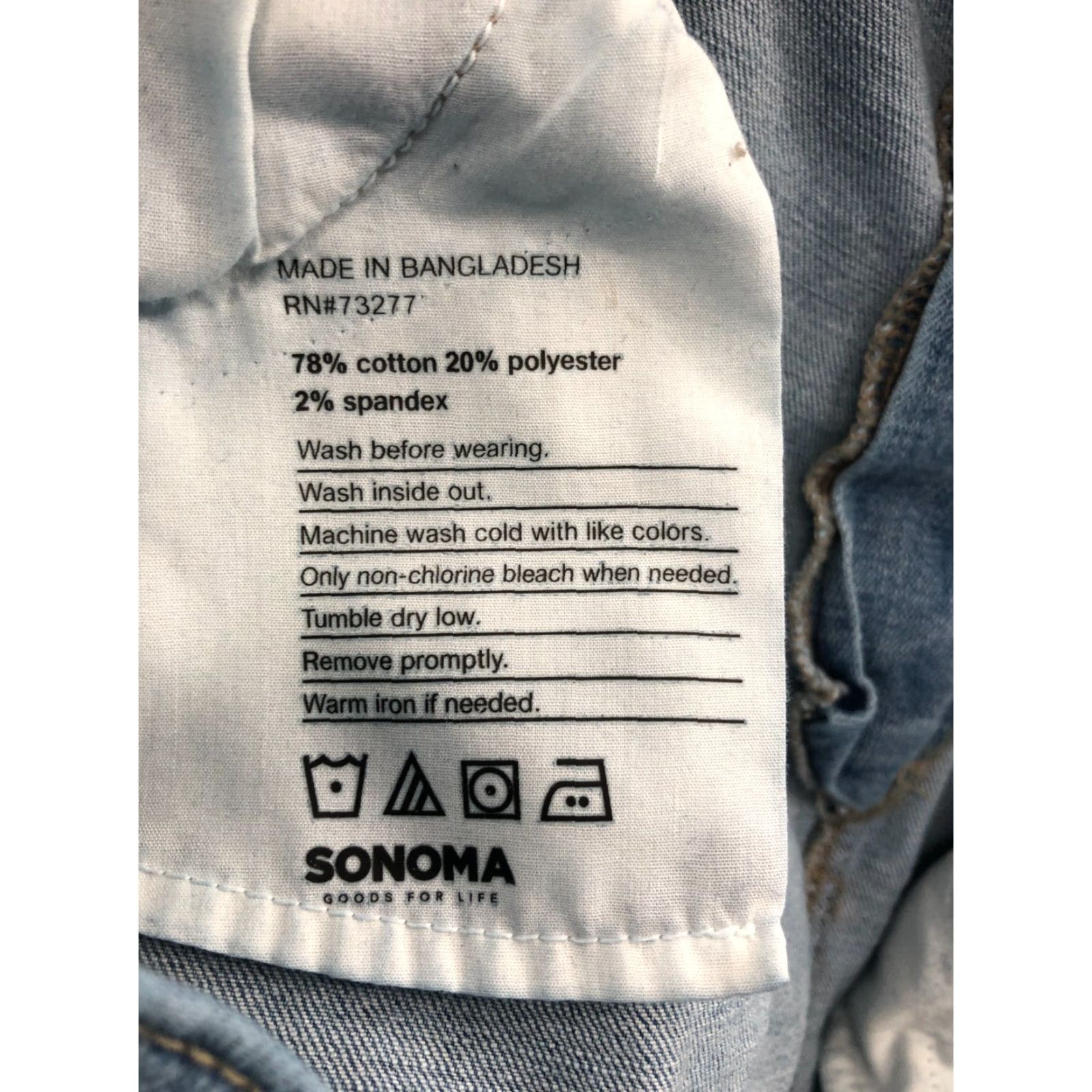 Vintage SONOMA Boyfriend Shorts Womens Size 18W Mid Rise Medium Wash Blue Shorts Womens 18W Denim 5-Pocket Design Public Vintage No Size 40" / US 18 - 7 Thumbnail