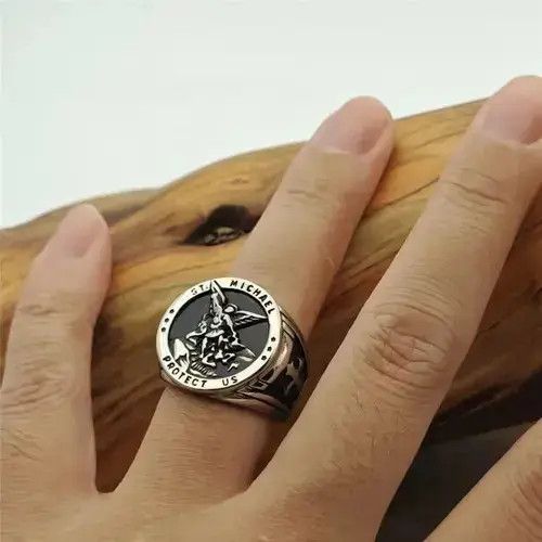 Other St Micheal Ring ( size 7-15) Size ONE SIZE - 3 Thumbnail