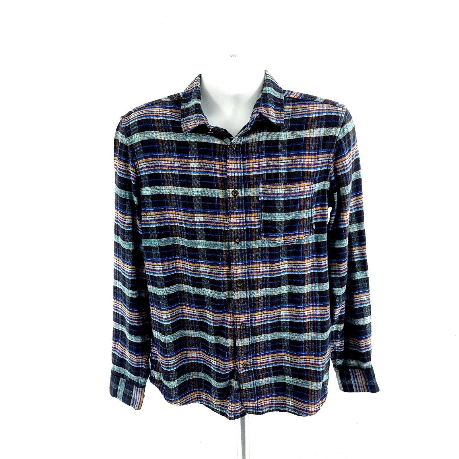 Vans Vans Black Multi-Collared Plaid Flannel Small Collared Dress Size US S / EU 44-46 / 1 - 5 Thumbnail